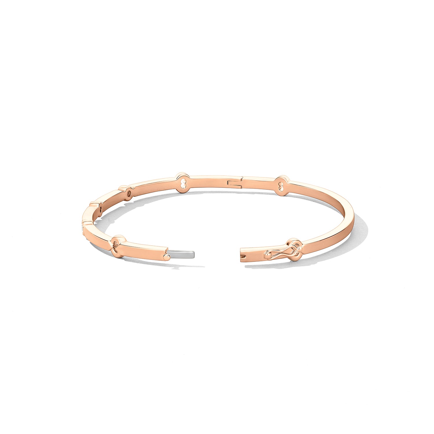 18KR Gold Copley Multi Stone Diamond Bangle