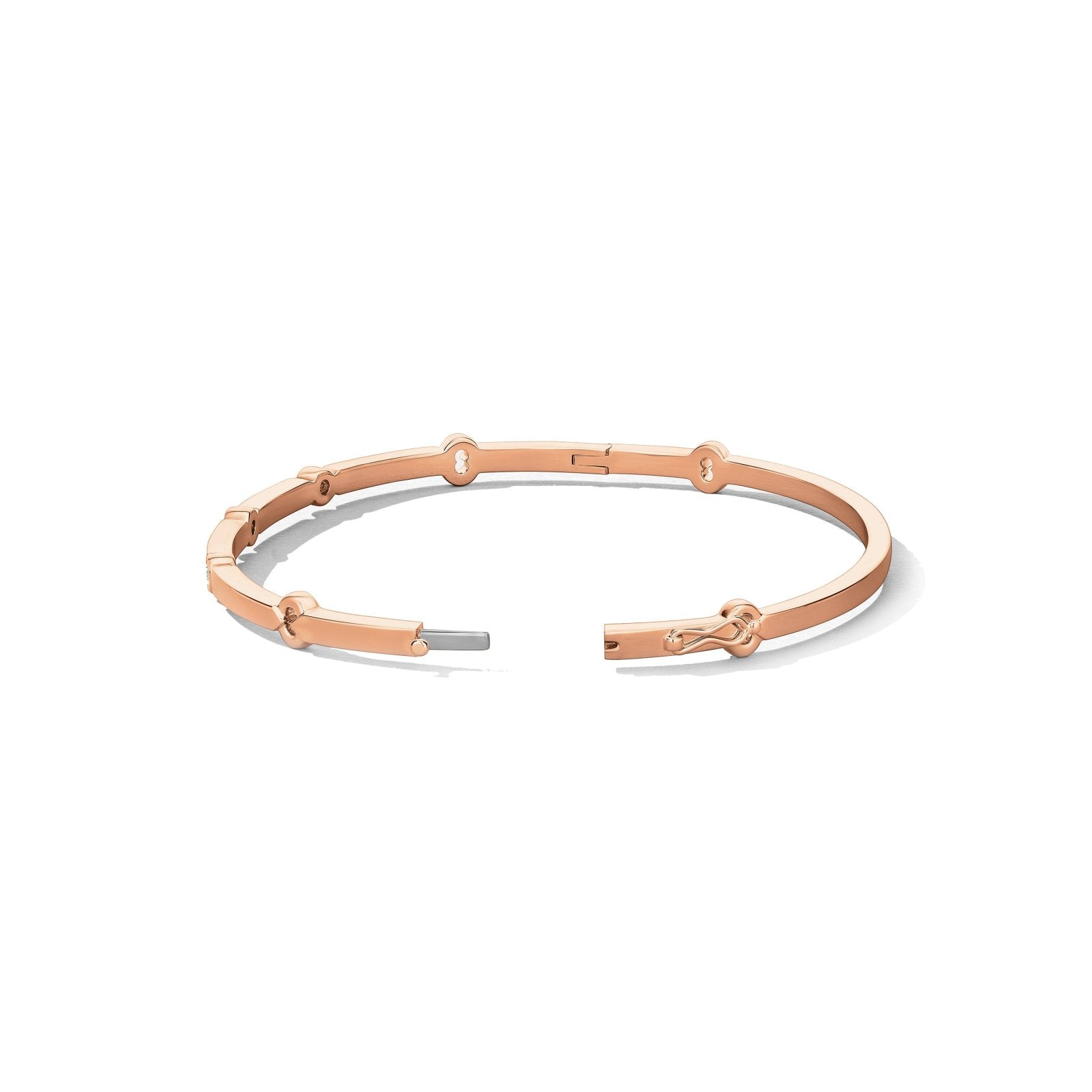 Video Thumbnail: Copmulb R 00 3 20260525081306 4479 9118 - Hearts on Fire 18k Rose Copley Multi Stone Bangle 0.16ctw