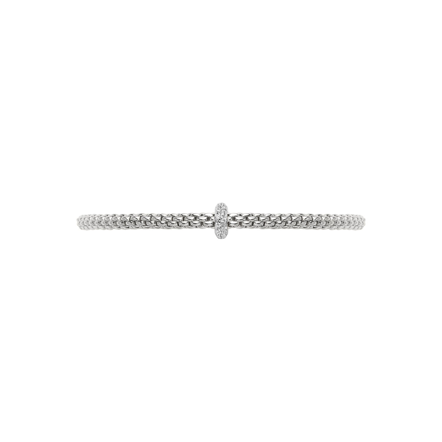 Video Thumbnail: Fope White Gold Prima Flex It Bracelet 0 4268 - Fope 18k White Gold Prima Flex'it Bracelet 0.18ctw
