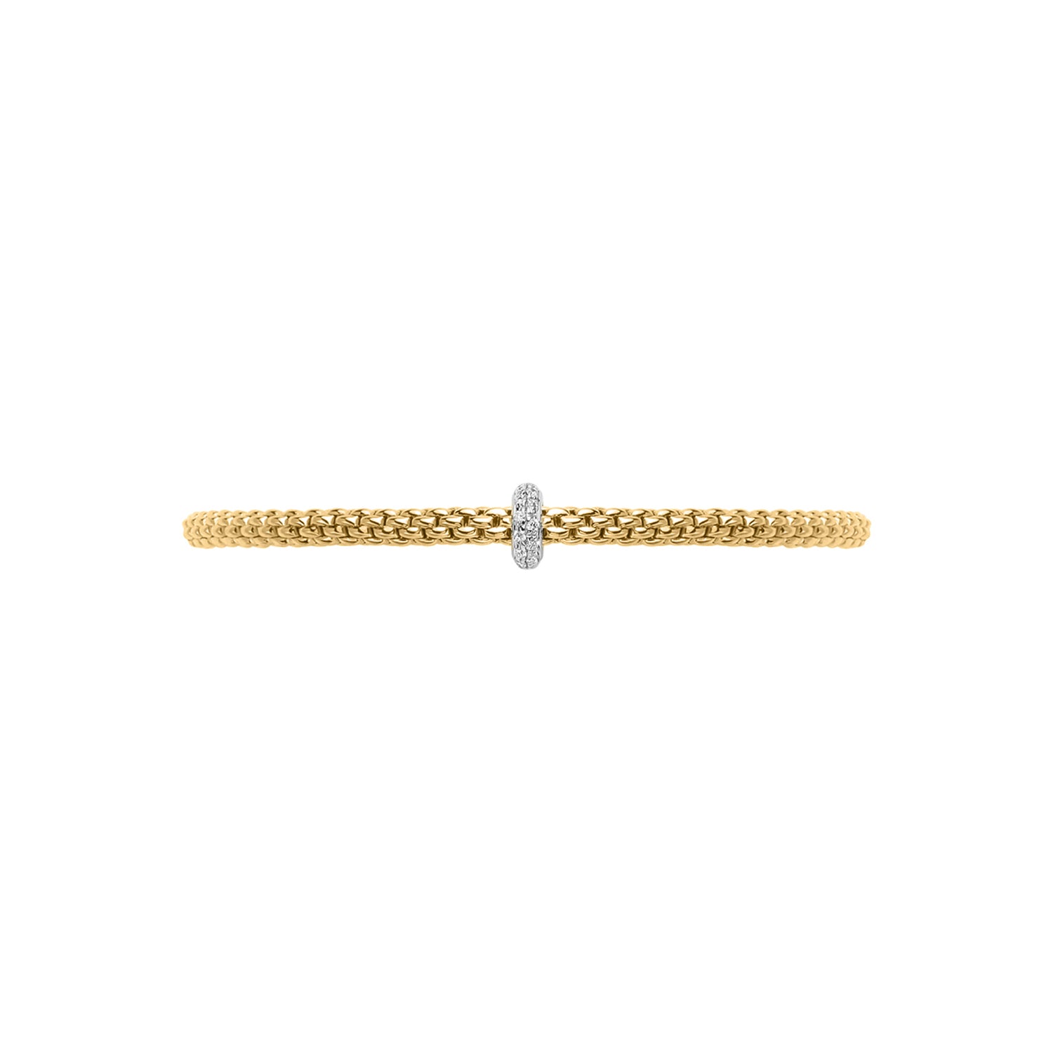 Video Thumbnail: Fope Yellow Gold Prima Flex It Bracelet 0 Aace - Fope 18k Yellow Gold Prima Flex'it Bracelet 0.18ctw