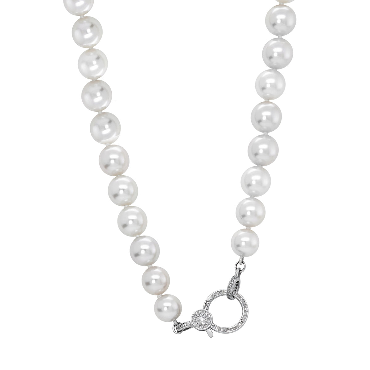 Howard 14K White Gold  9 - 11.6mm South Sea Pearls 18"