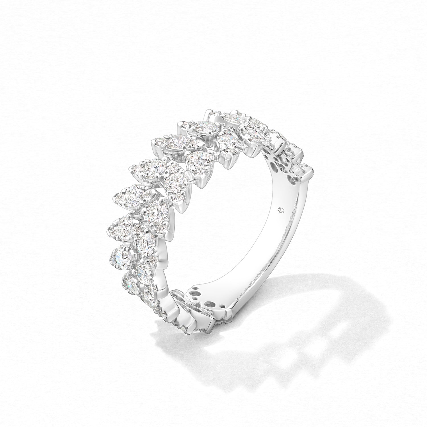 Video Thumbnail: Hearts on Fire White Gold Aerial Double Dewdrop Ring 1 56 Carat Total Weight Hof Diamonds Vs Si Clarity G H Colour 9742 - 18kw Gold Aerial Double Dewdrop Ring