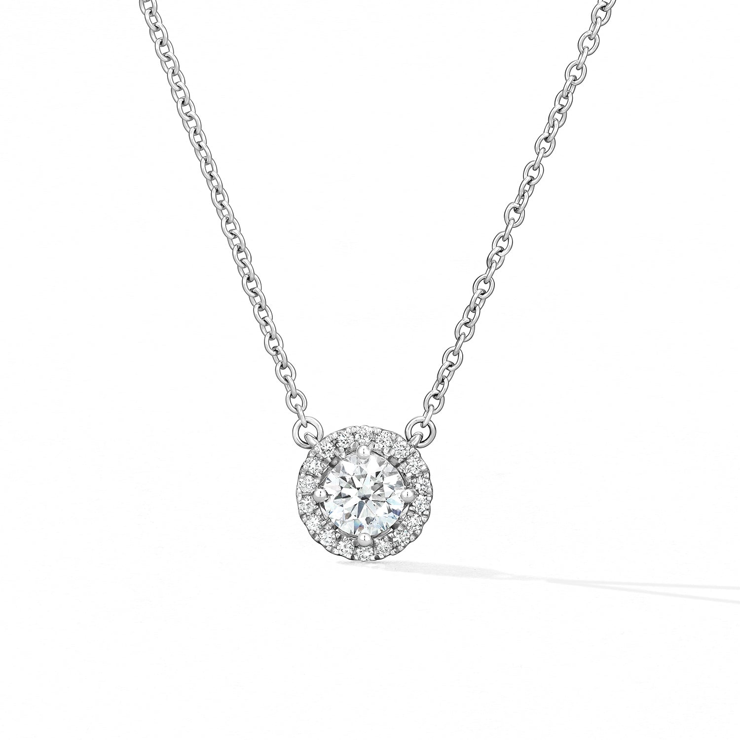 18K White Gold Joy Diamond Pendant