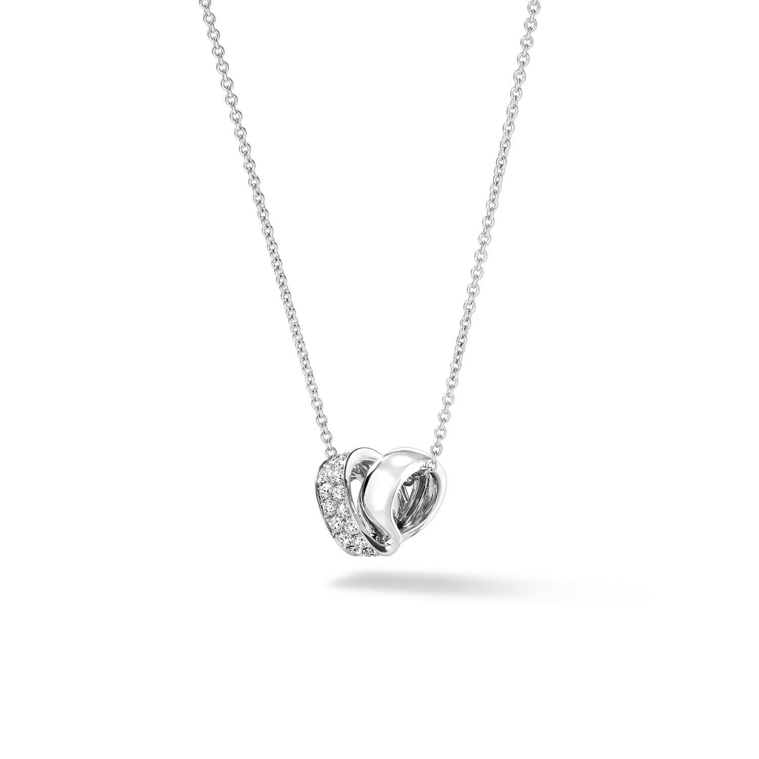 INSIDE/OUT Multi-Wear Rondel Diamond Pendant Necklace