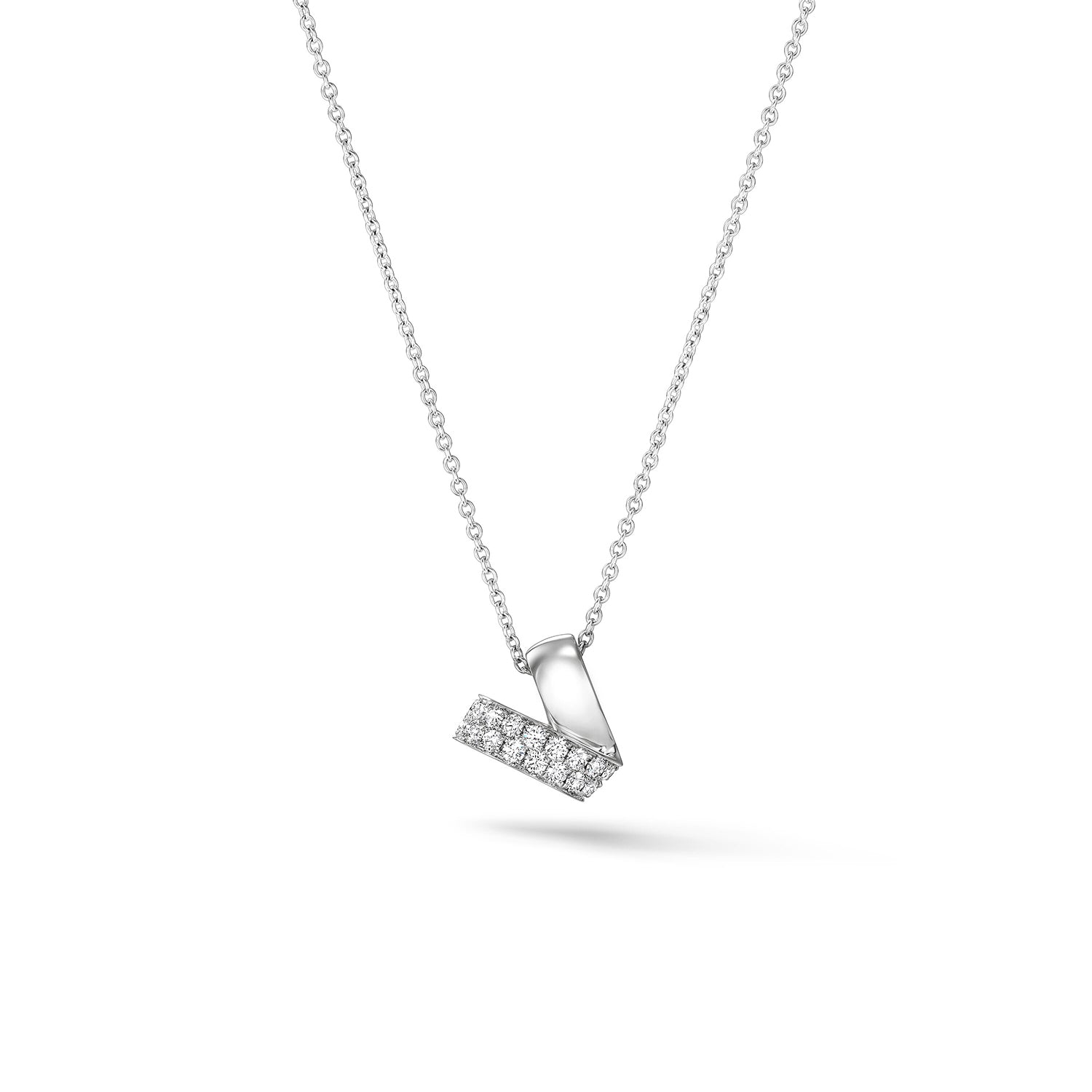 INSIDE/OUT Multi-Wear Rondel Diamond Pendant Necklace