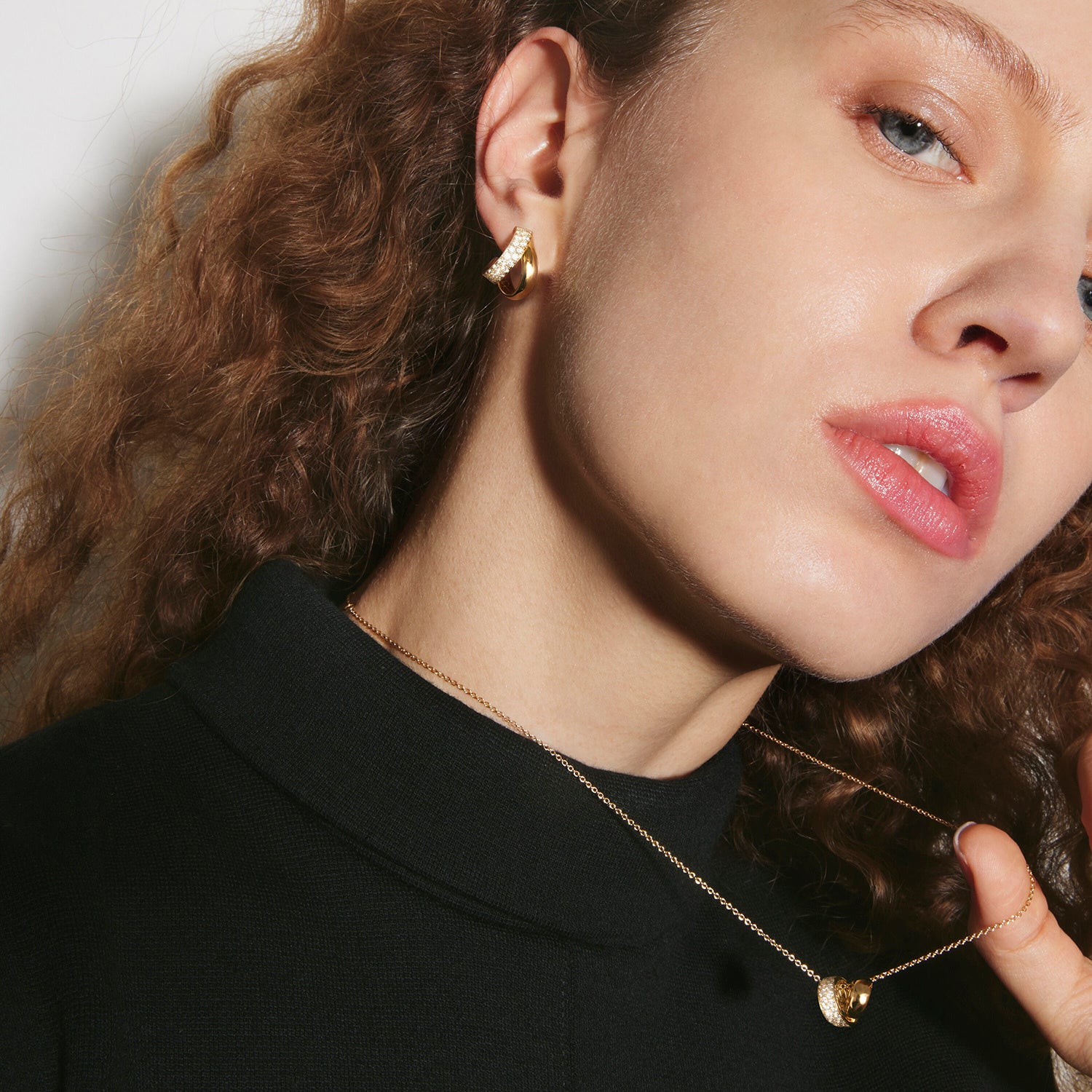 INSIDE/OUT 18K Yellow Gold Multi-Wear Rondel Diamond Pendant Necklace