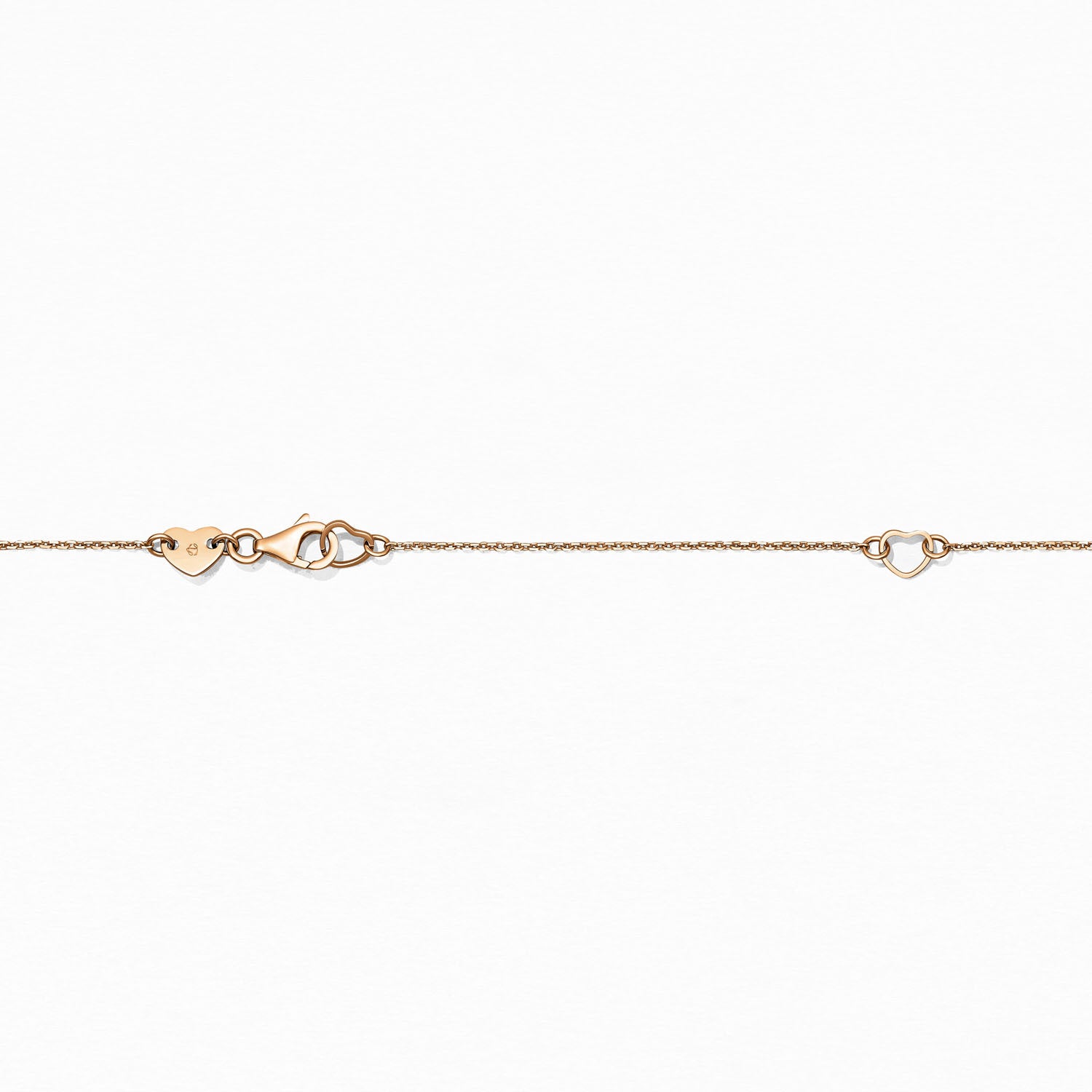 HOF 18K Rose Gold Classic Bezel Solitaire Pendant