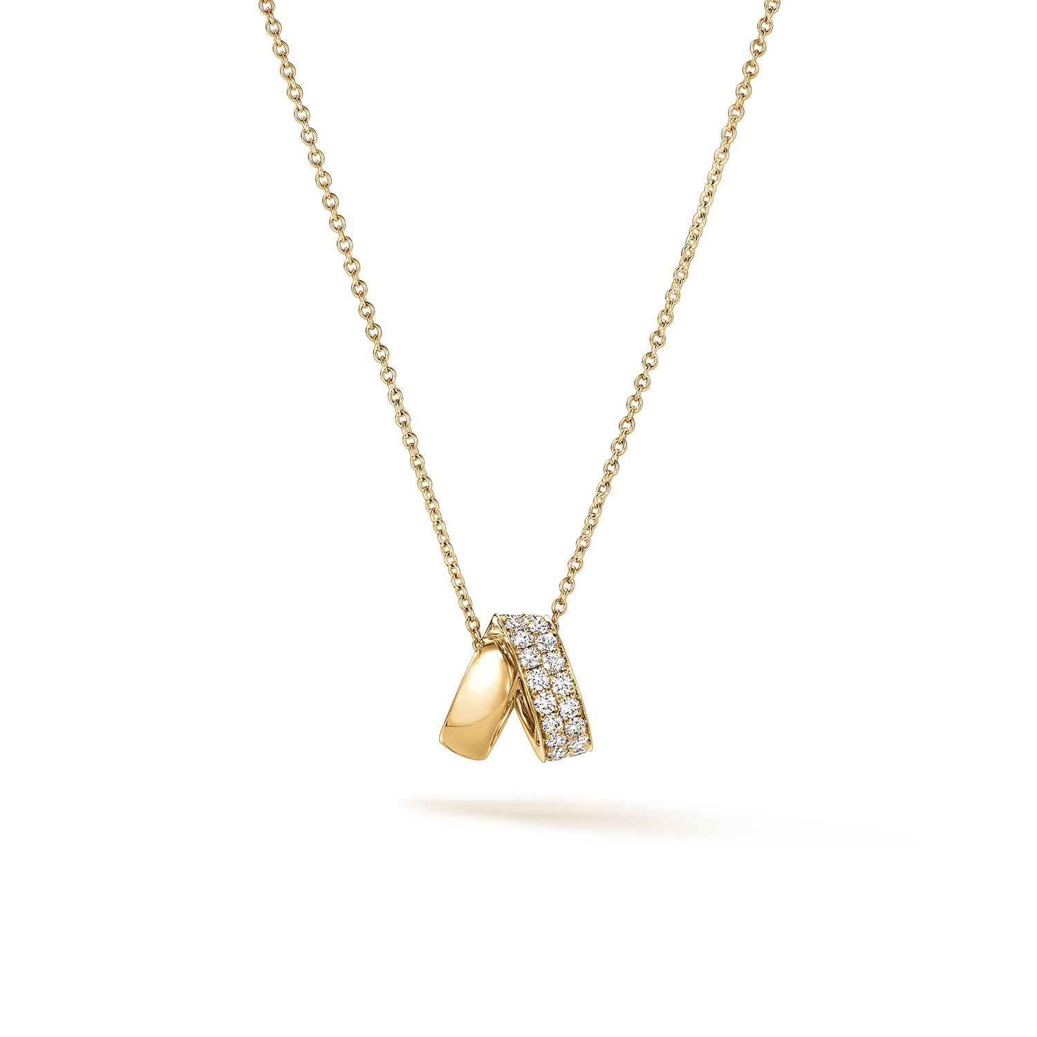 Video Thumbnail: Hearts on Fire Gold Inside Out Multi Wear Rondel Diamond Pendant Necklace 0 - Hearts on Fire 18k Yellow Gold Inside/out Multi-wear Rondel Diamond Pe