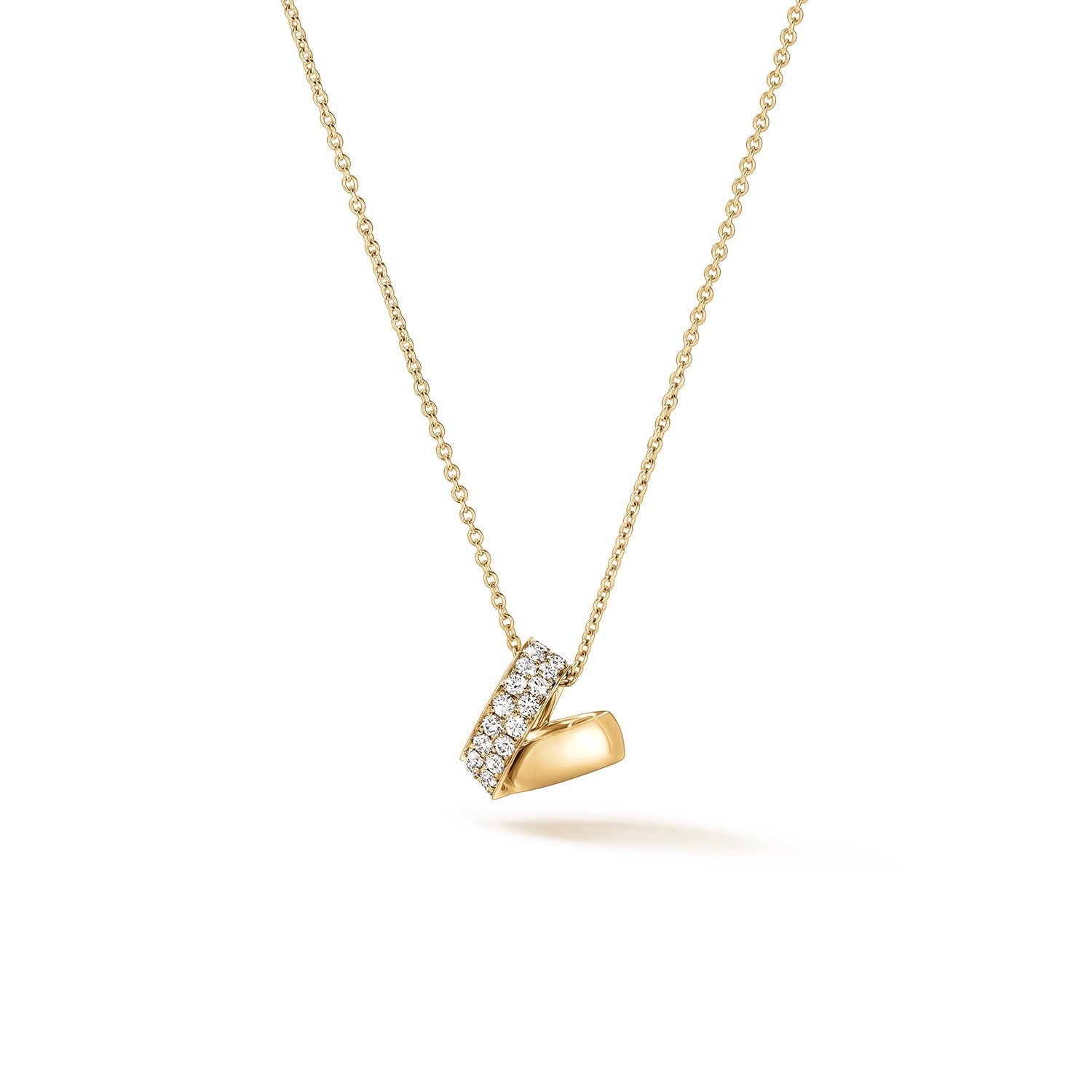 Video Thumbnail: Hearts on Fire Gold Inside Out Multi Wear Rondel Diamond Pendant Necklace 0 - Hearts on Fire 18ky Gold Inside/out Multi-wear Rondel Diamond Pendant