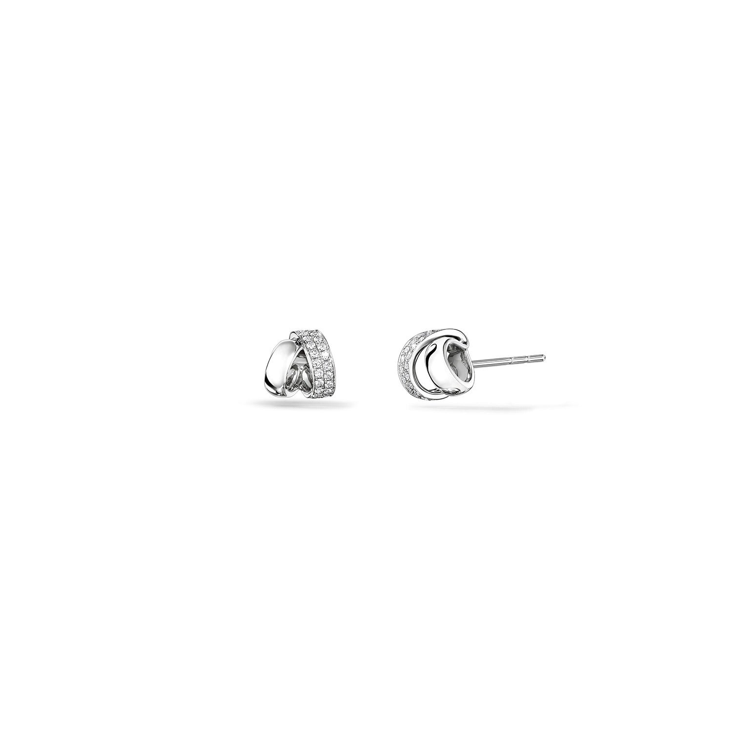 Video Thumbnail: Hearts on Fire White Gold Inside Out Small Diamond Flip Earrings 0 - Hearts on Fire 18k White Gold Inside/out Small Diamond Flip Earrings 0