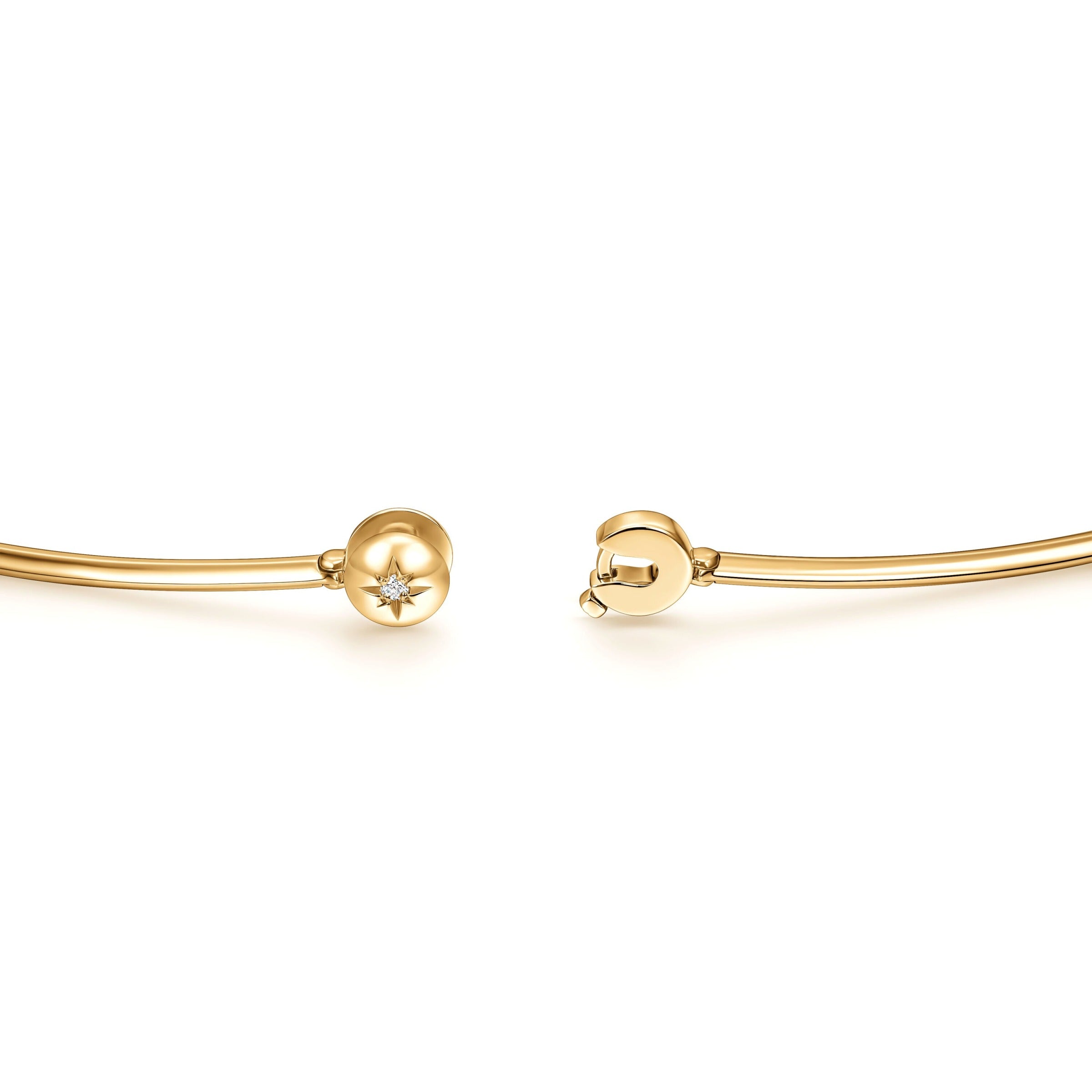 Video Thumbnail: Hearts on Fire Yellow Gold 15 5 Dream Floating Choker Necklace 1 - Hearts on Fire 18k Yellow Gold Dream Floating Choker Necklace 1.40ctw