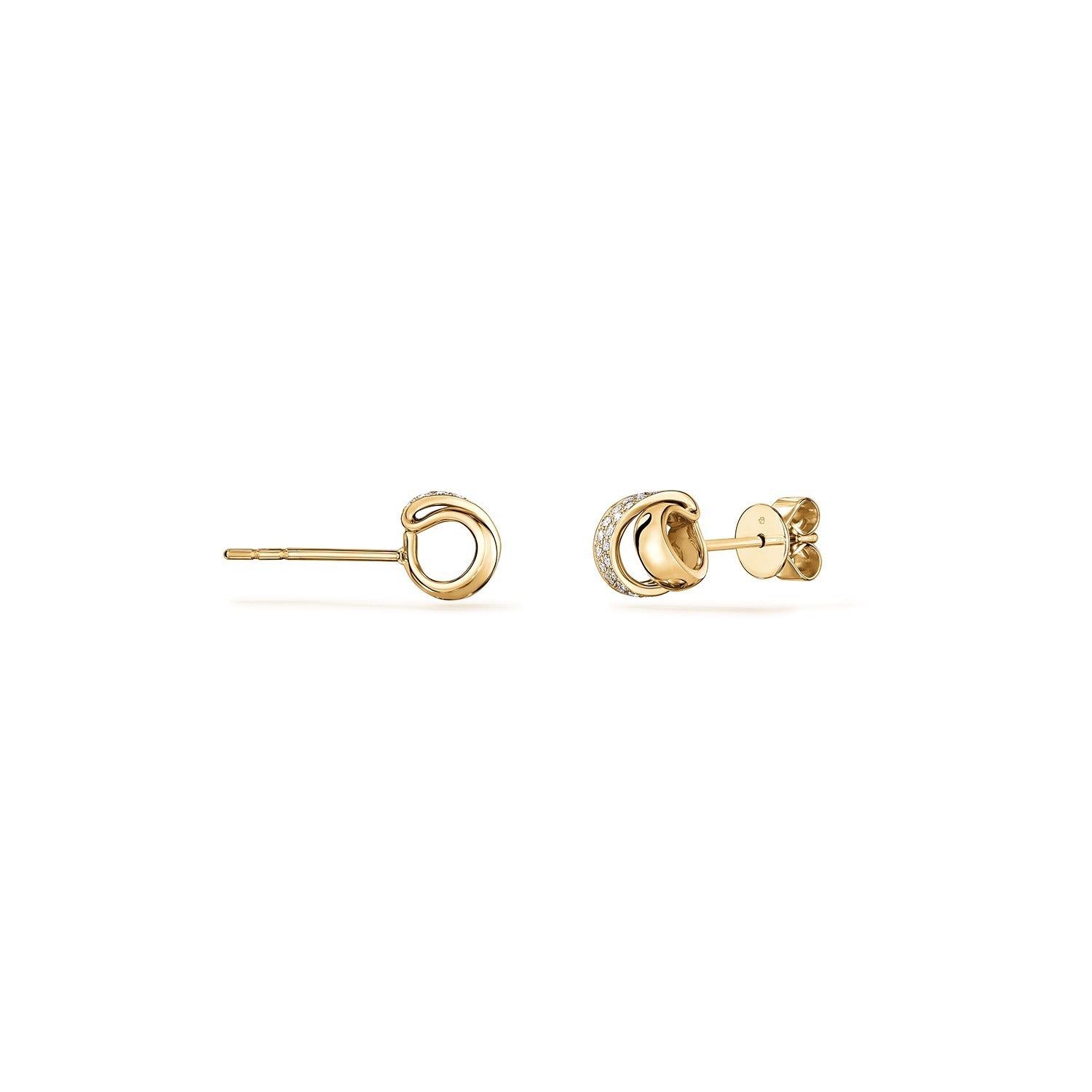 Video Thumbnail: Hearts on Fire Yellow Gold Inside Out Small Diamond Flip Earrings 0 - Hearts on Fire 18k Yellow Gold Inside/out Small Diamond Flip Earrings