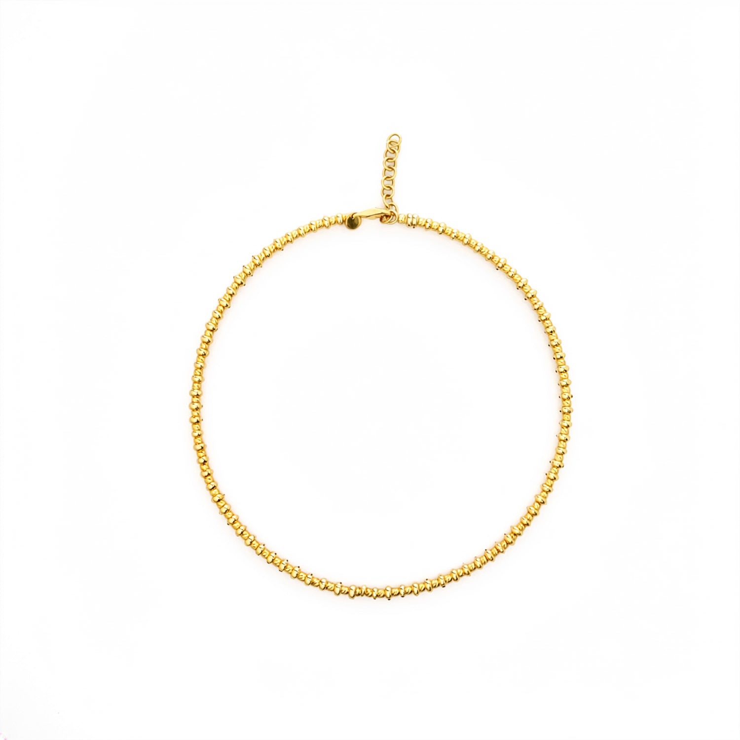 Howard 14K Yellow Gold Bead Choker Necklace