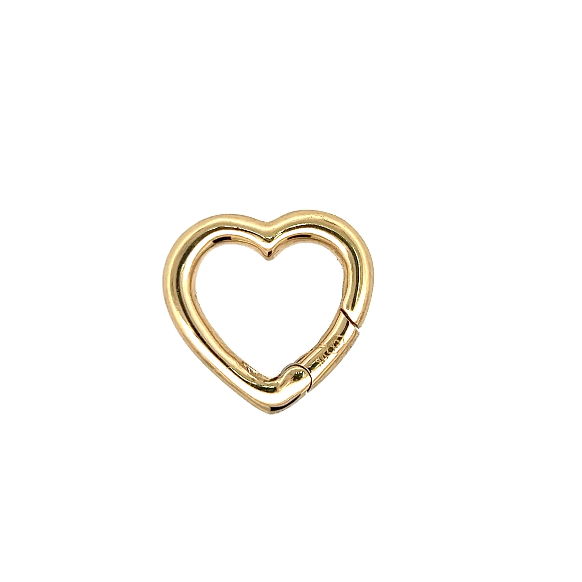 Video Thumbnail: Howard Yellow Gold Heart Clasp - Howard 14k Yellow Gold Heart Clasp