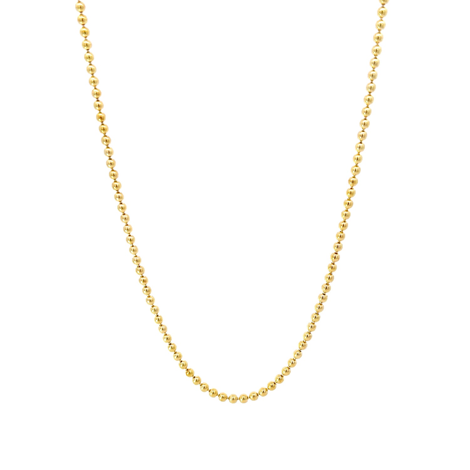 Fancy Gold Ball Chain 20"