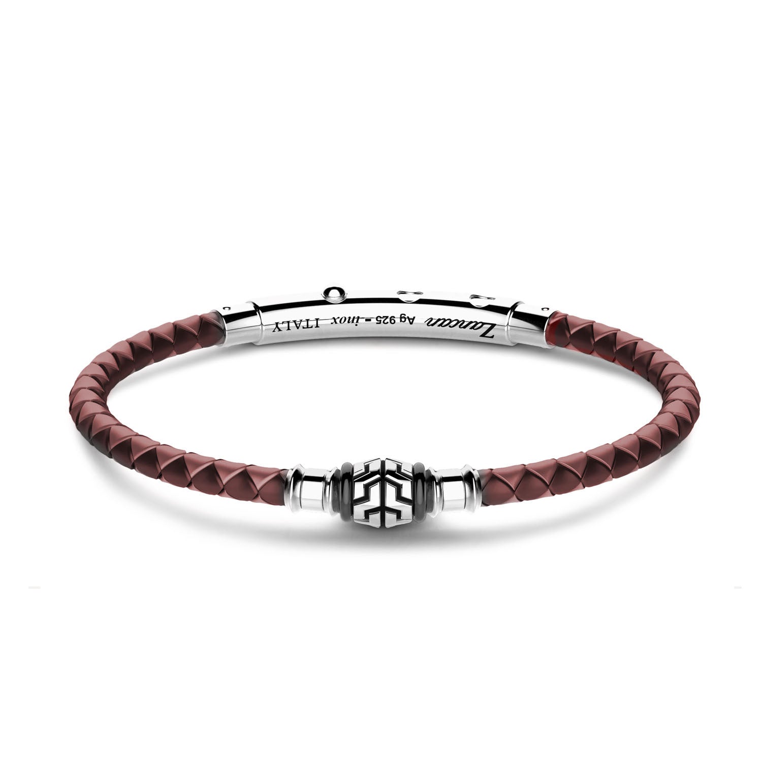 Light Brown Silicone Bracelet with Marble