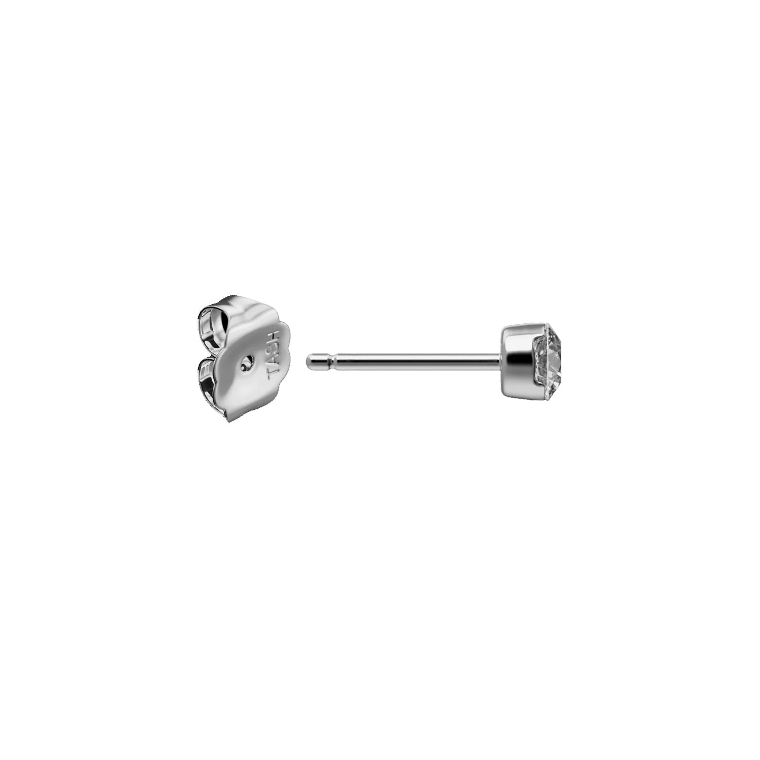 Video Thumbnail: Maria Tash Gold Diamond Moon Stud Earring 5 - Maria Tash 18k Gold Diamond Moon Stud Earring 5.5mm