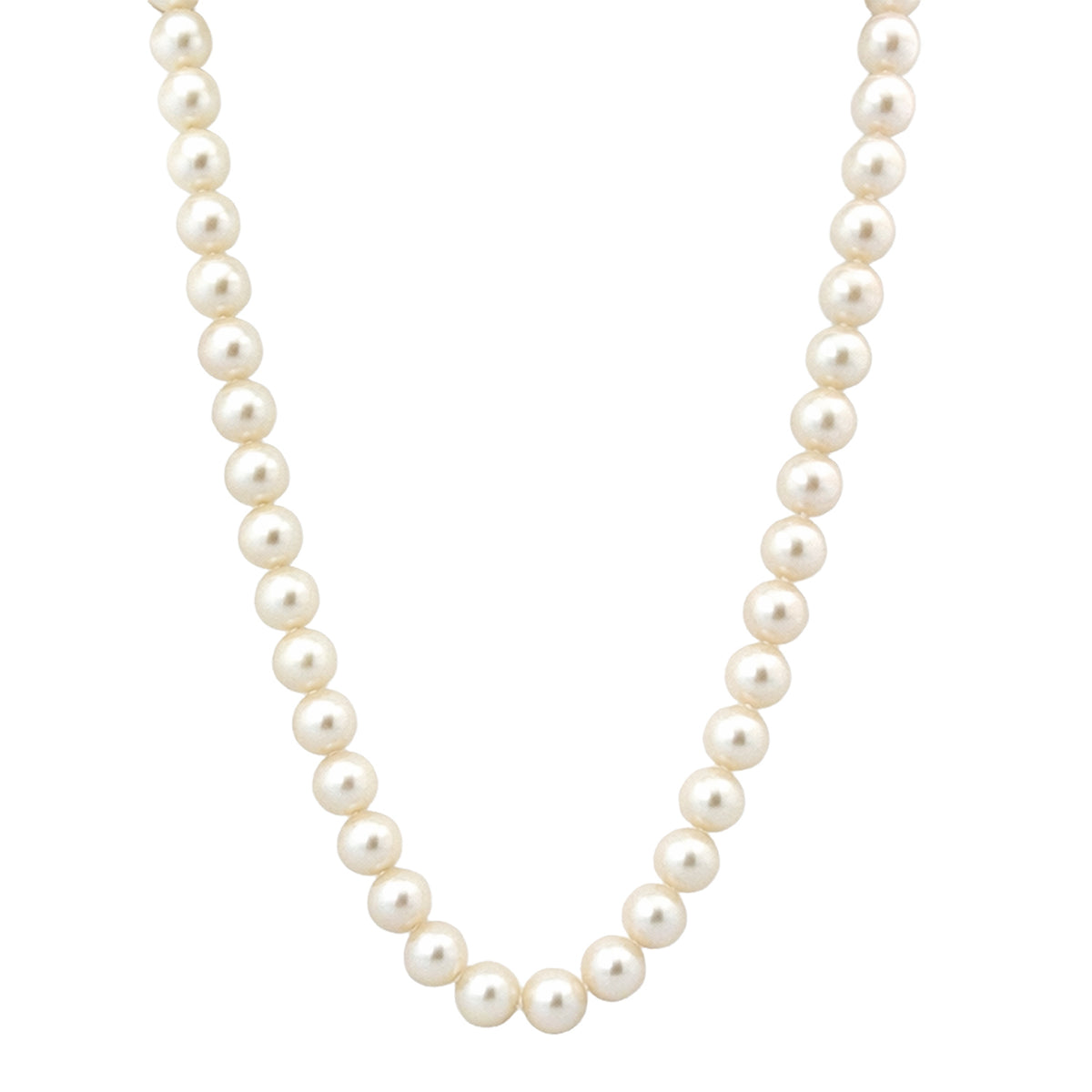 Howard 14K Yellow Gold 7.-7.5Mm Cultured Pearls  18"