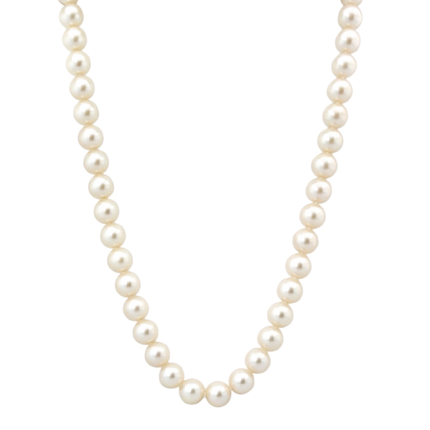 Howard 14K Yellow Gold 7.-7.5Mm Cultured Pearls 18"