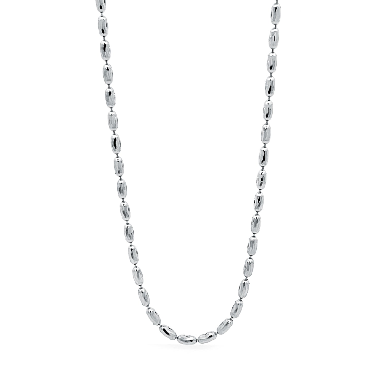 Howard 14K White Gold Ovalina Chain Necklace