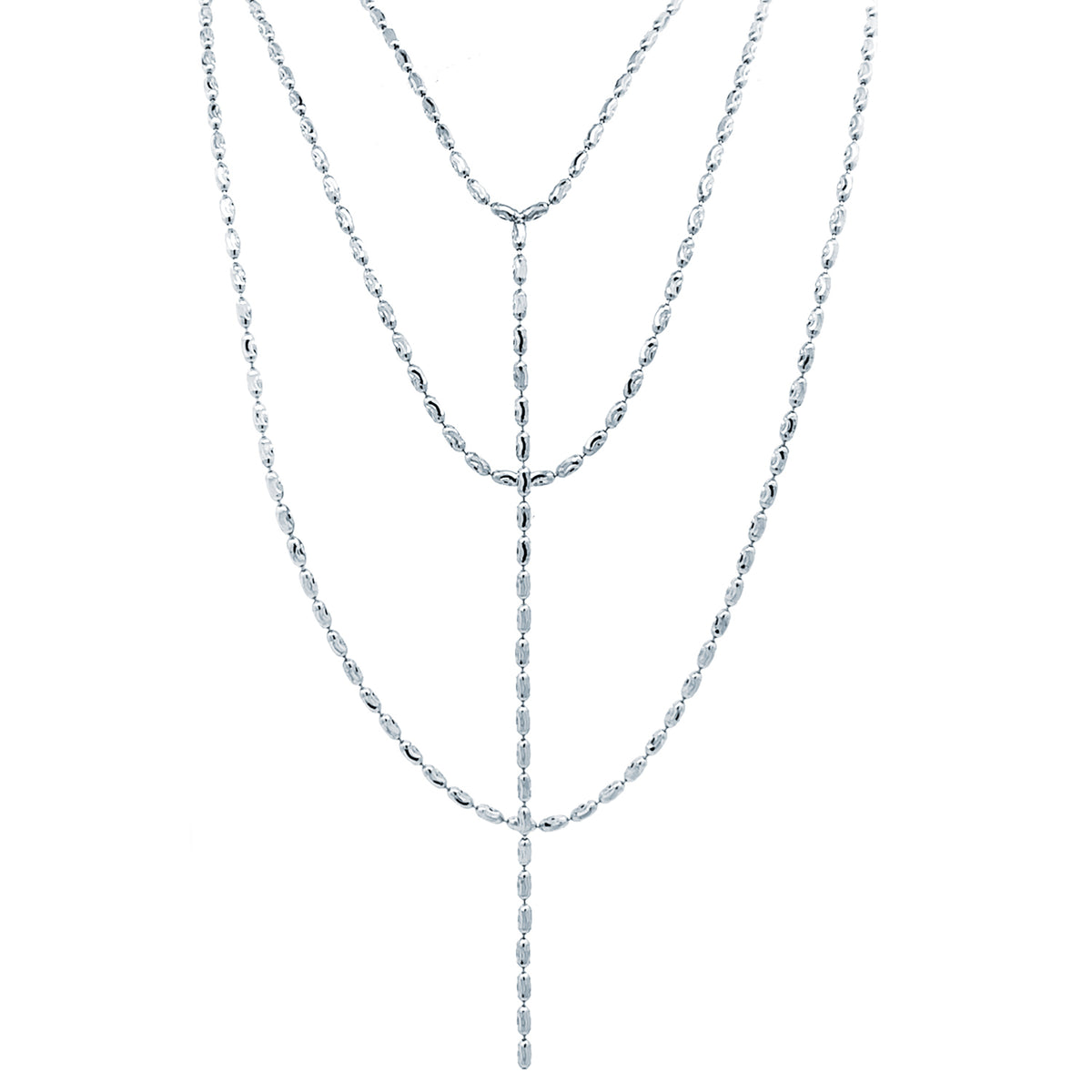 Video Thumbnail: Ovalina Fancy Chain White Gold - Howard 14k White Gold Ovalina Chain Necklace