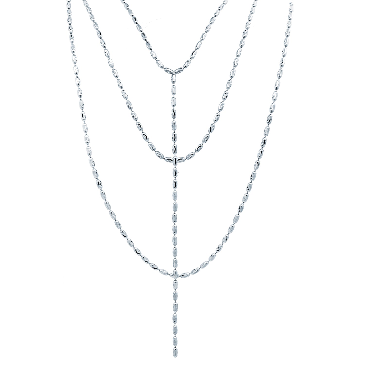 Howard 14K White Gold Ovalina Chain Necklace