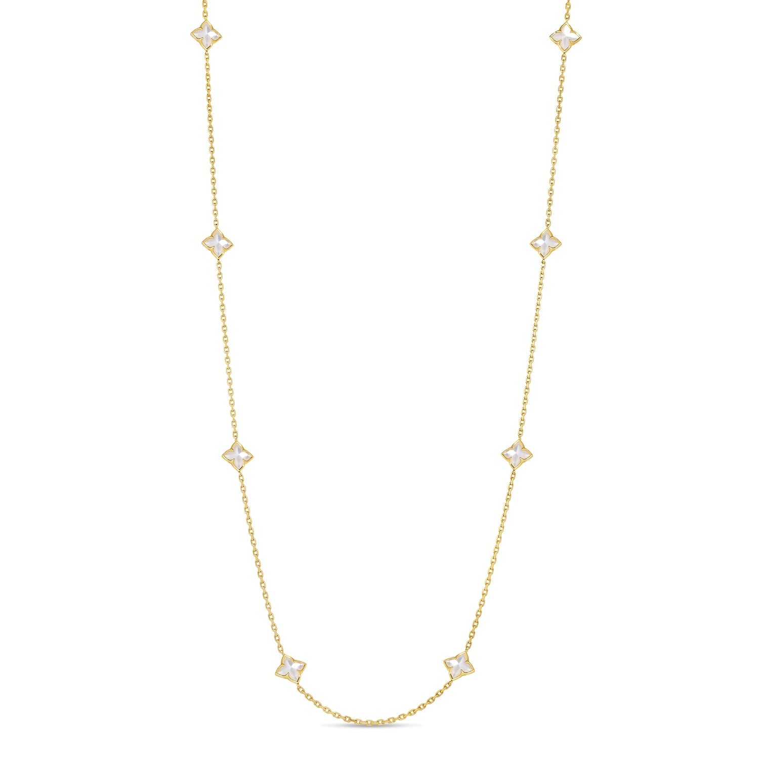Video Thumbnail: Roberto Coin Yellow Gold Venetian Princess Carnival Station Necklace 36 - Roberto Coin 18k Yellow Gold Venetian Princess Carnival Station Neckla