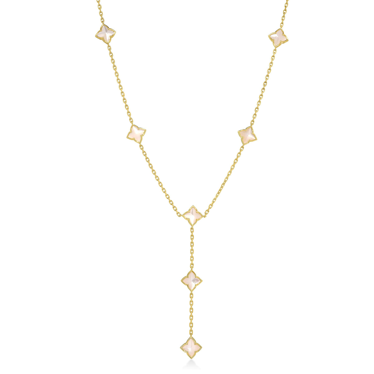 Roberto Coin 18K Yellow Gold Venetian Station Lariat Necklace 17"