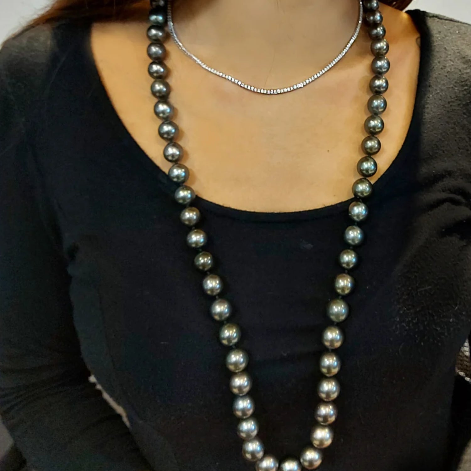 Tahitian Graduated Pearl Necklace