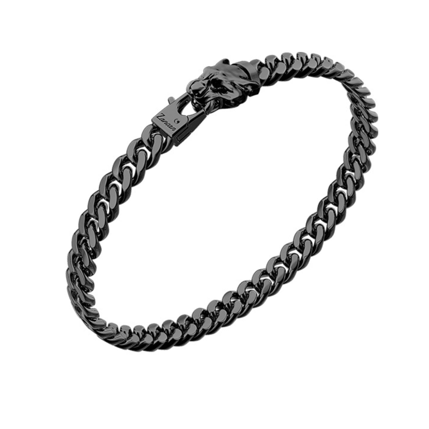 Zancan Panther Head Curb Chain Bracelet