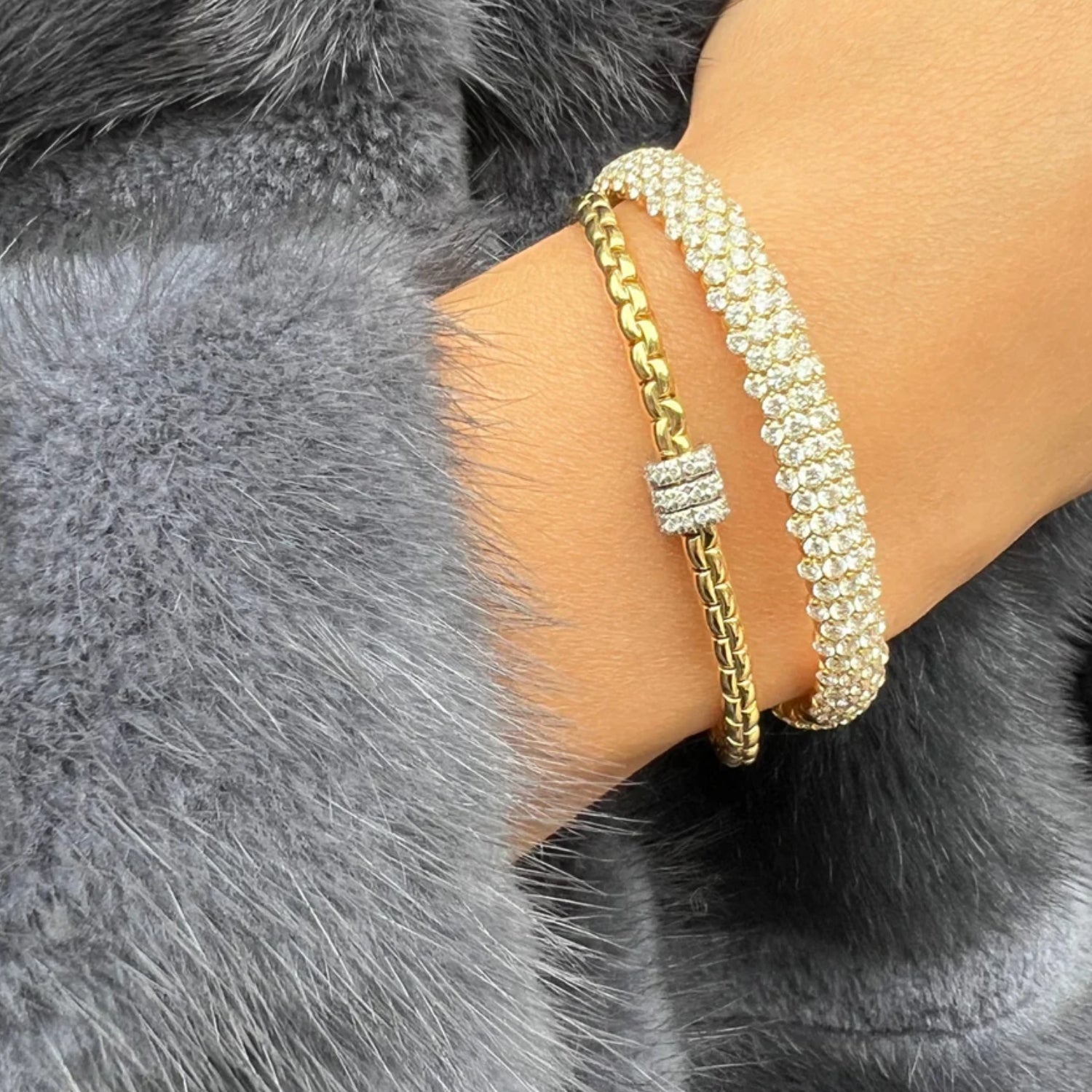 Zydo Yellow Gold Diamond Bracelet