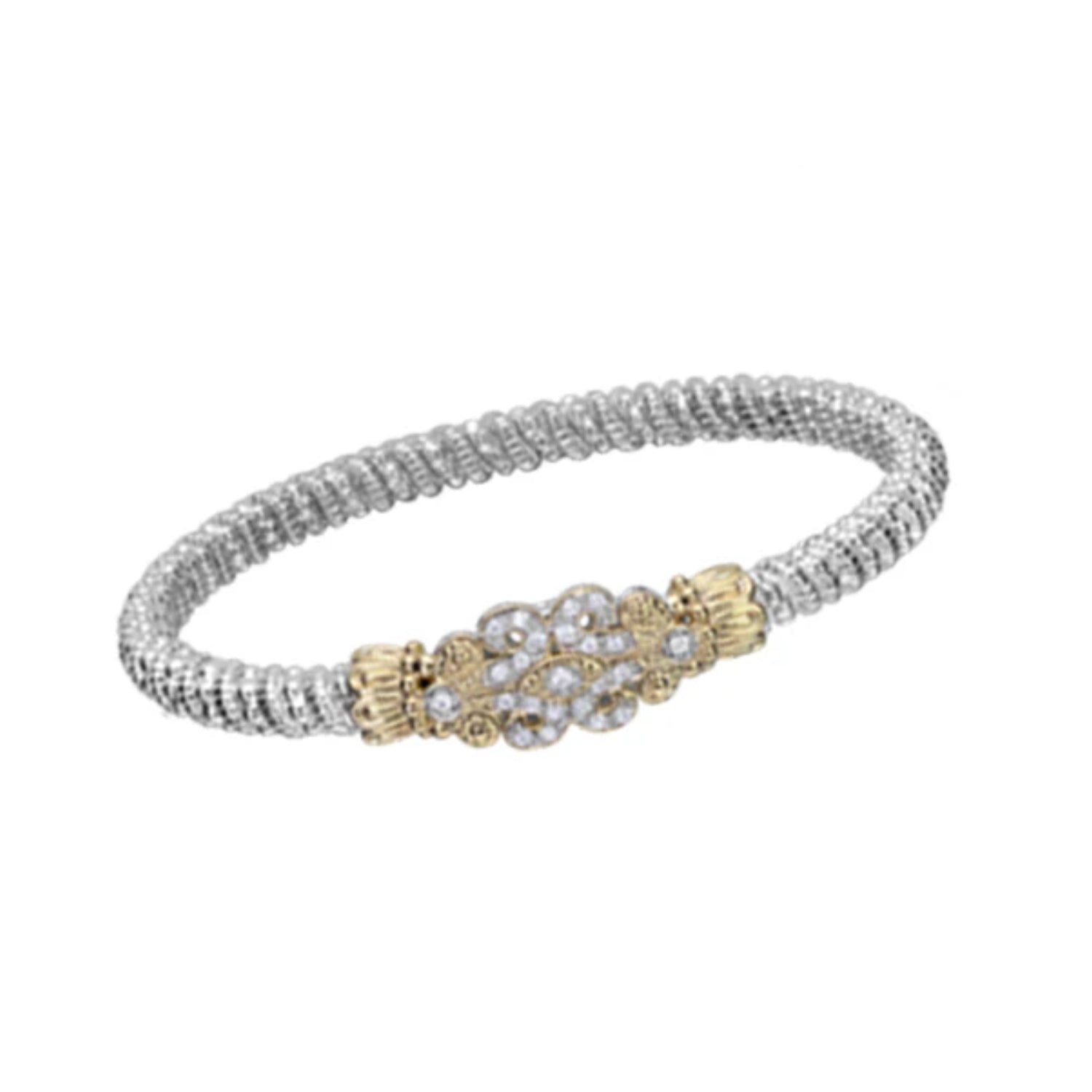 Vahan Gold & Sterling Silver Intricate Bracelet