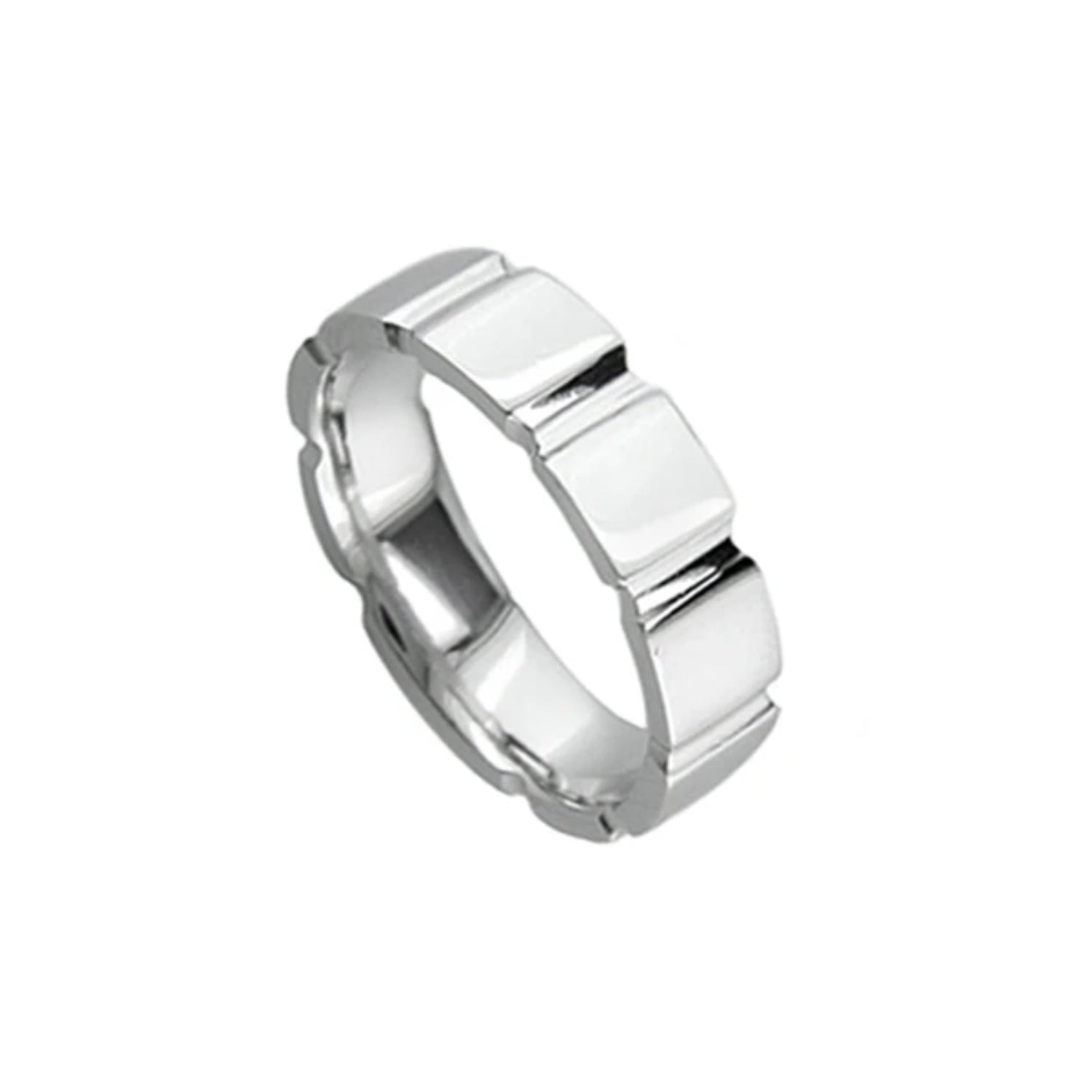 Men's Segmented Classic Wedding Band