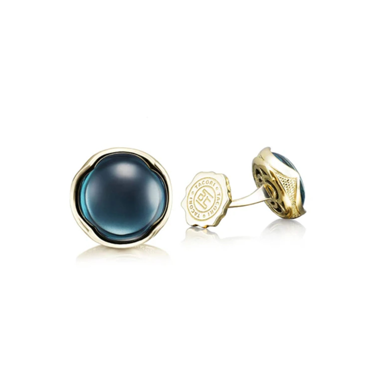 Tacori Men's Hematite and Topaz Cufflinks