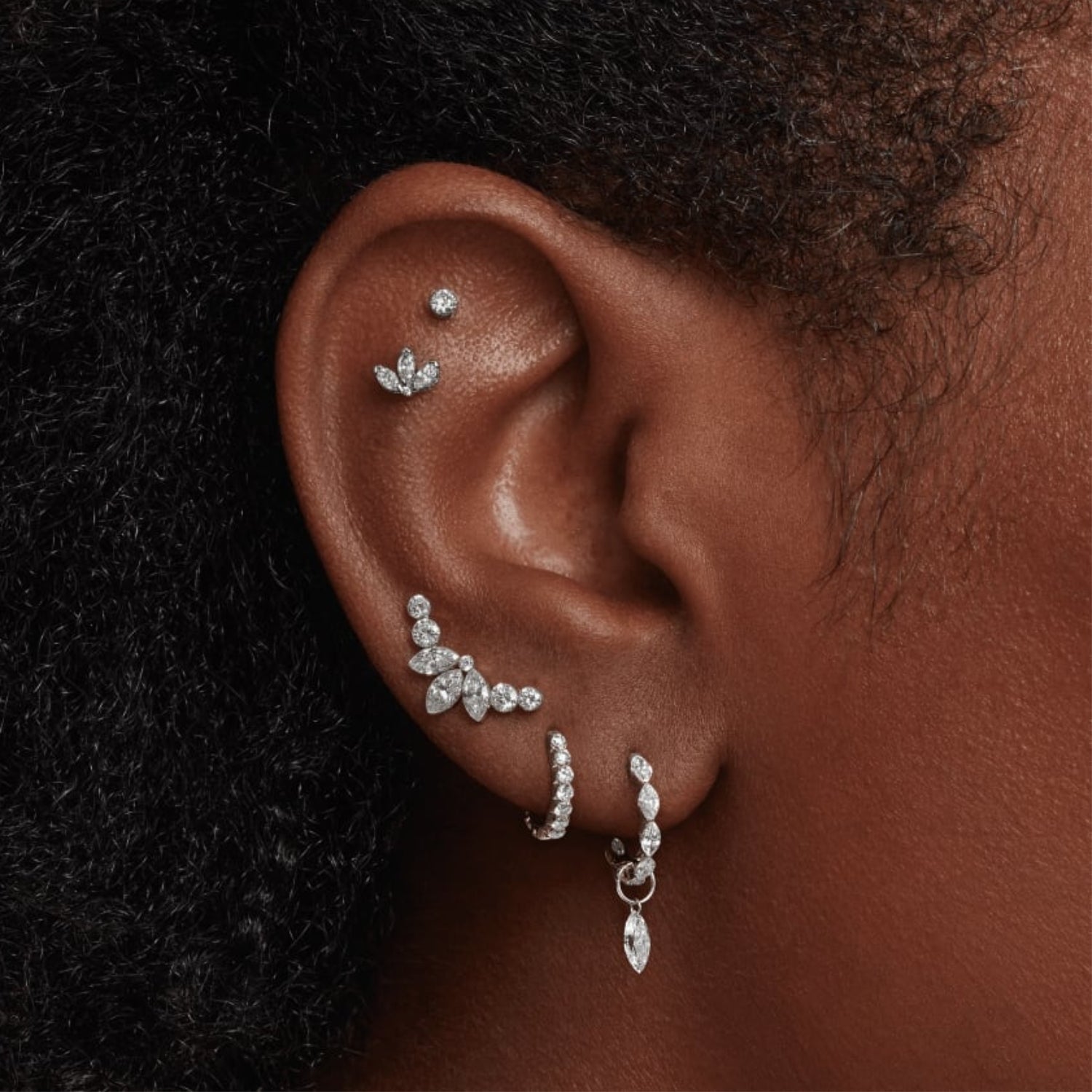 Earrings like maria tash deals