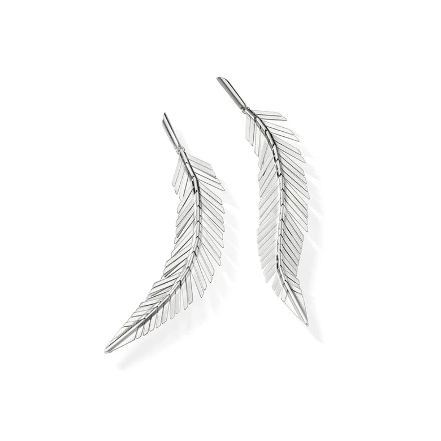 Cadar Design Medium Feather Drop Earrings