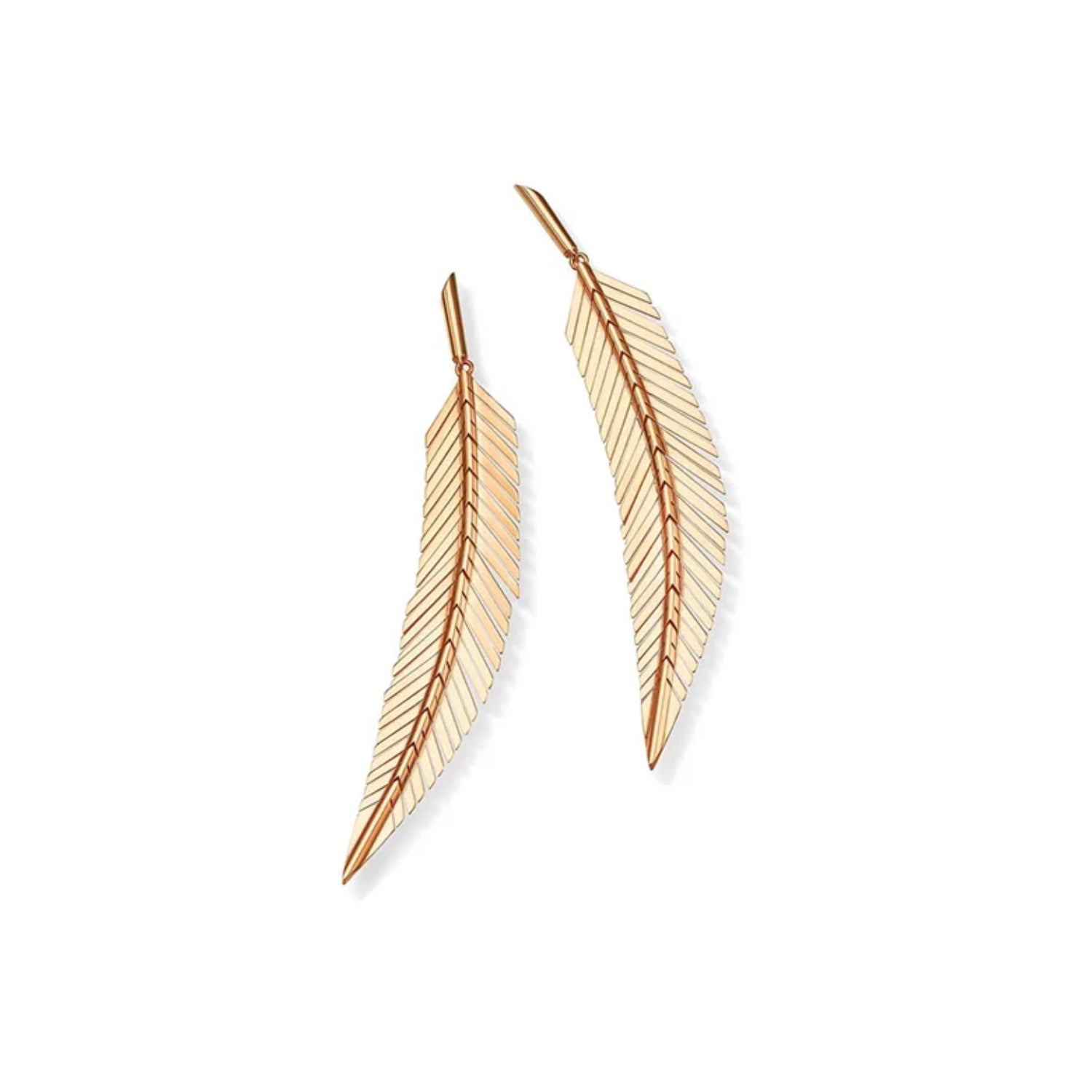 Cadar Design Medium Feather Drop Earrings