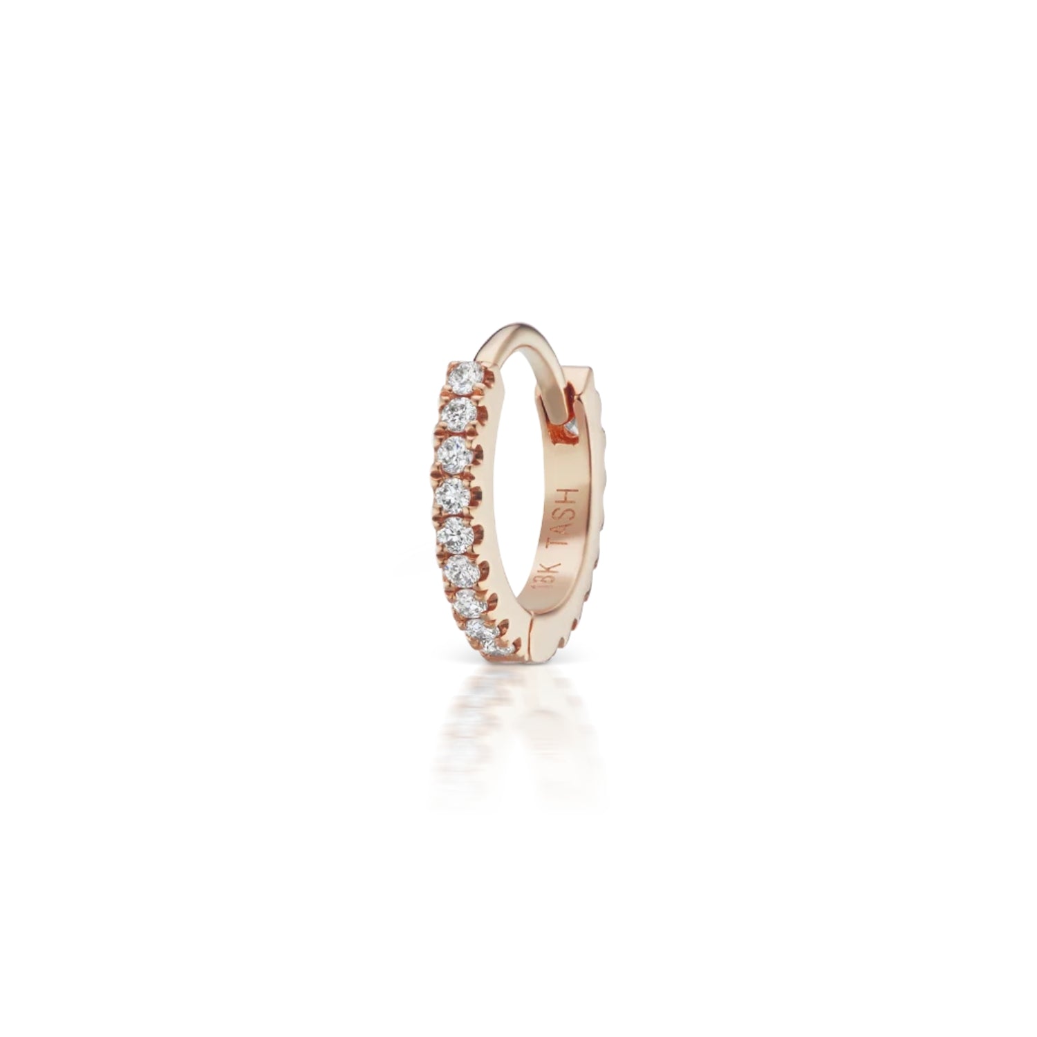 Maria Tash Diamond Eternity Hoop 6.5mm