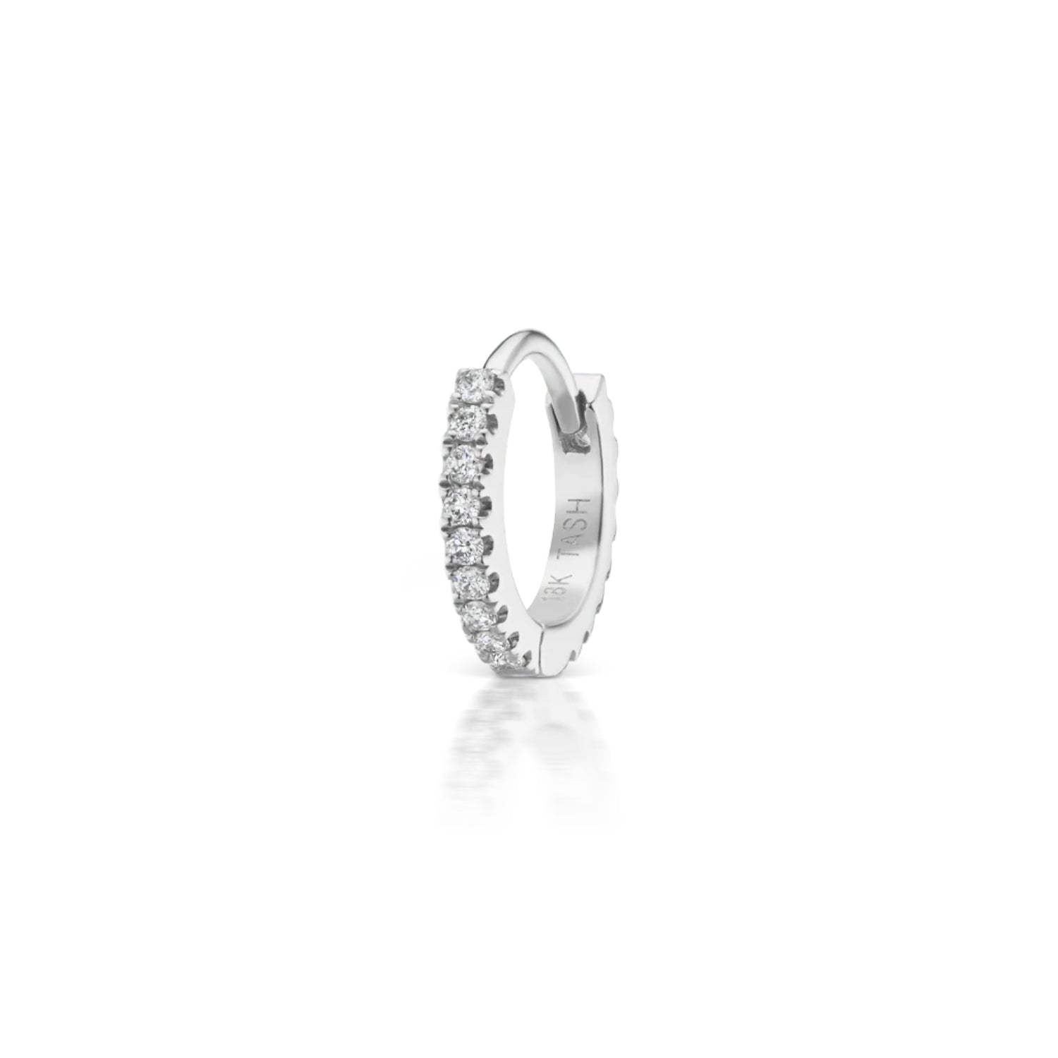 Maria Tash Diamond Eternity Hoop 6.5mm