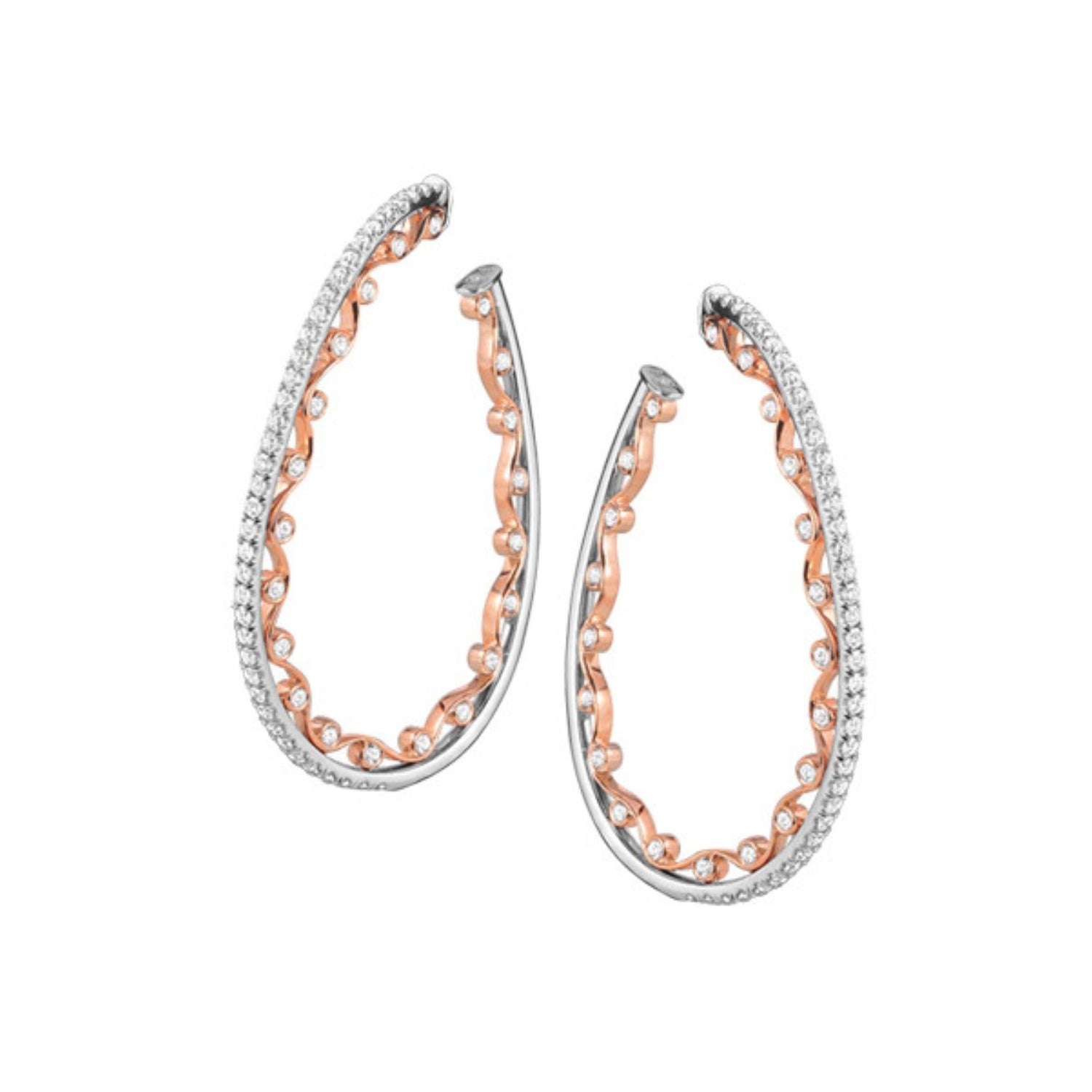 Jack Kelege Oval Hoop Earrings