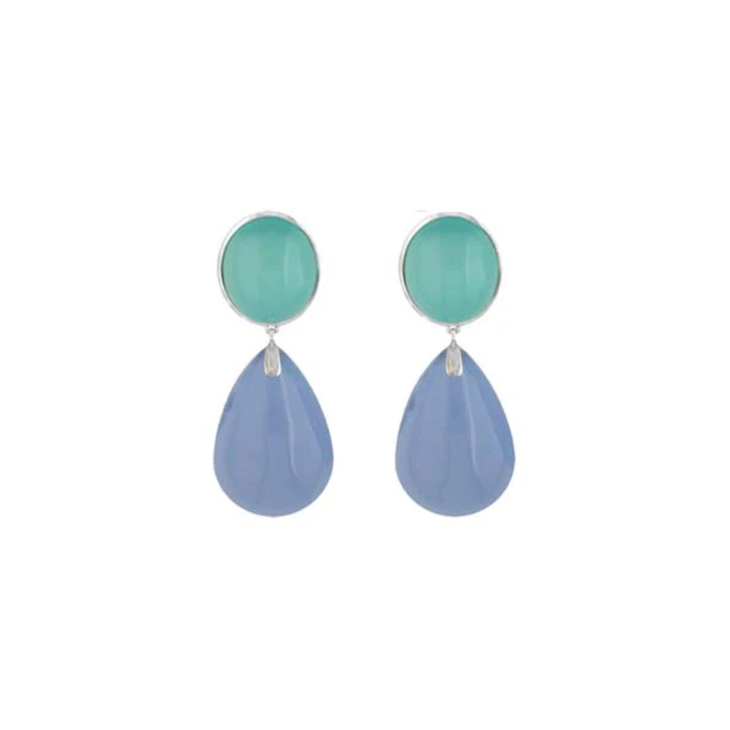 Chalcedony Drop Earrings