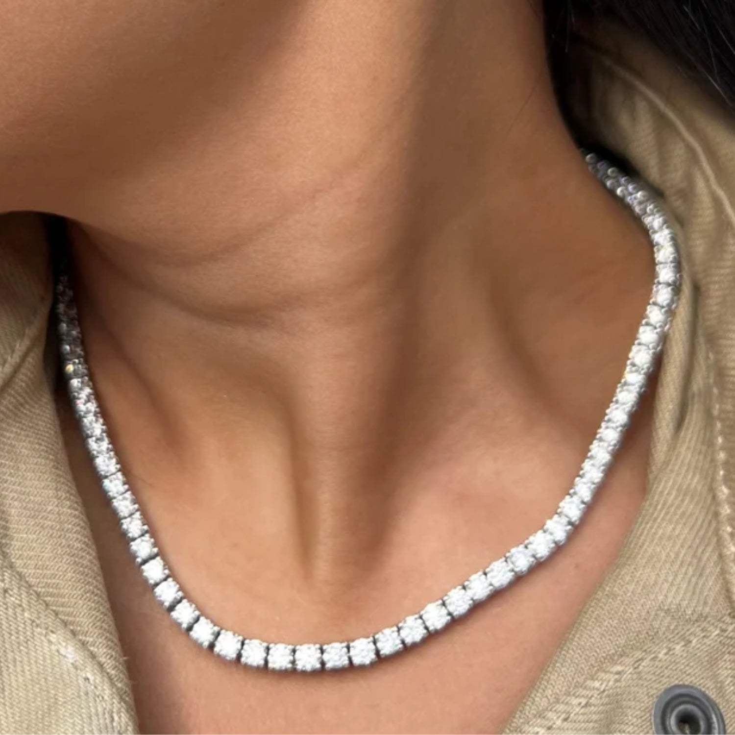 Diamond Tennis Necklace (17.50 CTW)