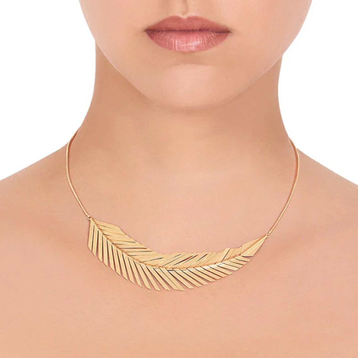 Cadar Design Large Feather Necklace