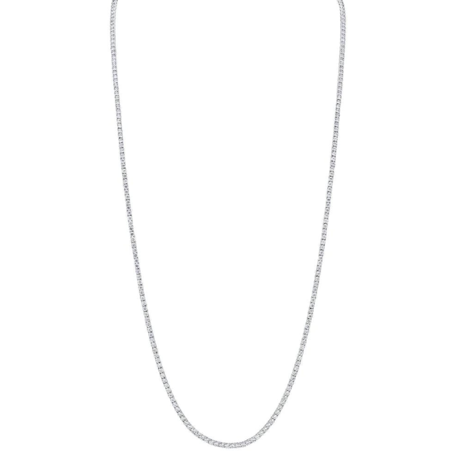 Diamond Tennis Necklace 36"