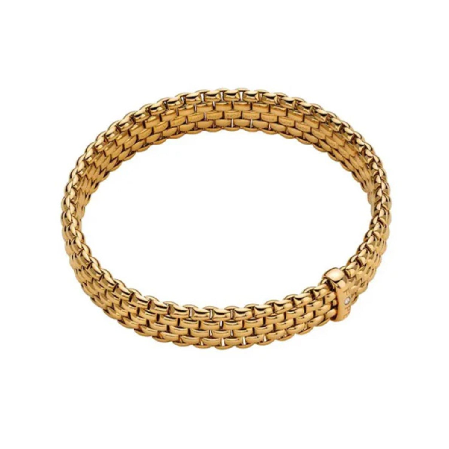 FOPE  Panorama Collection Yellow Gold Flexit Bracelet