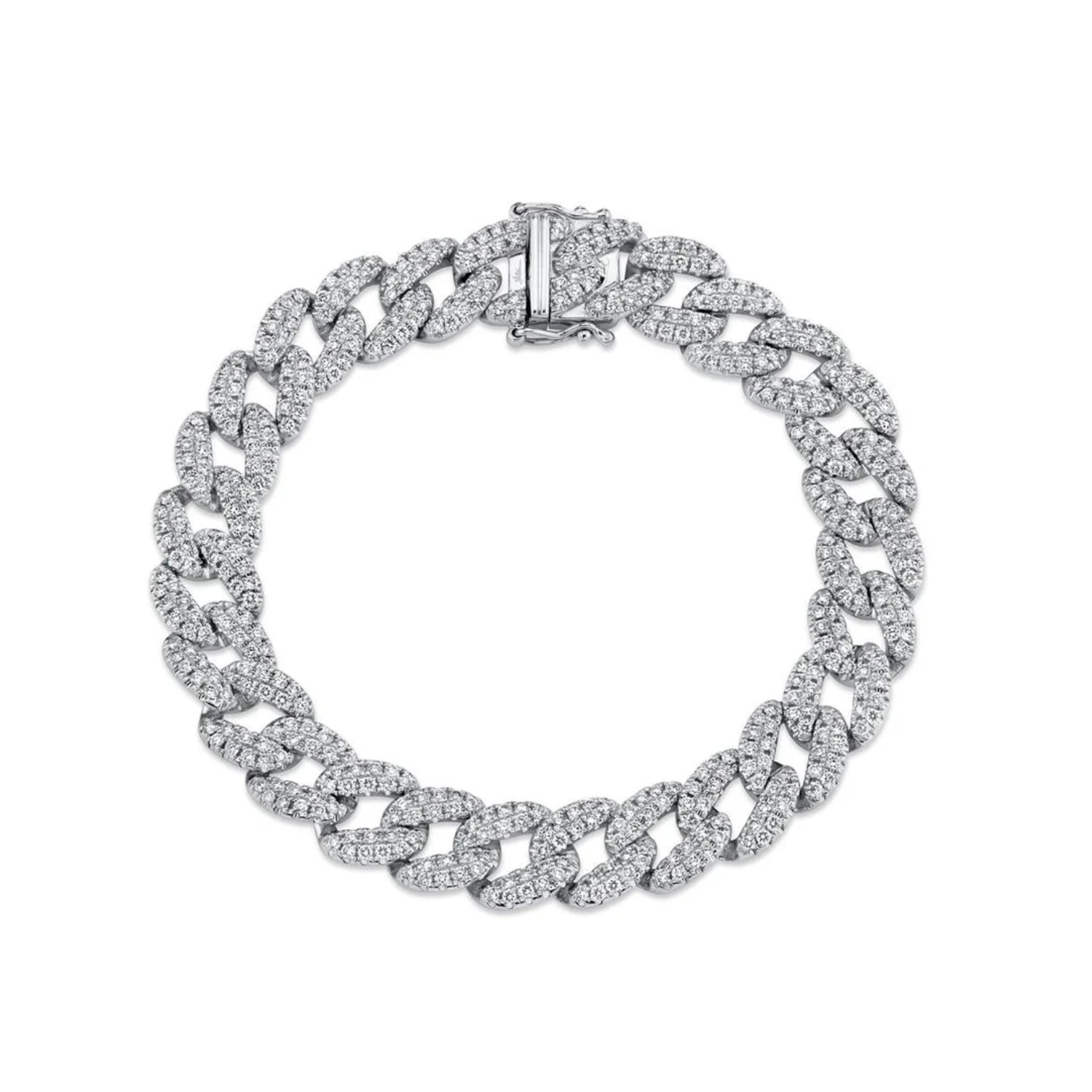 Diamond Curb Link Bracelet