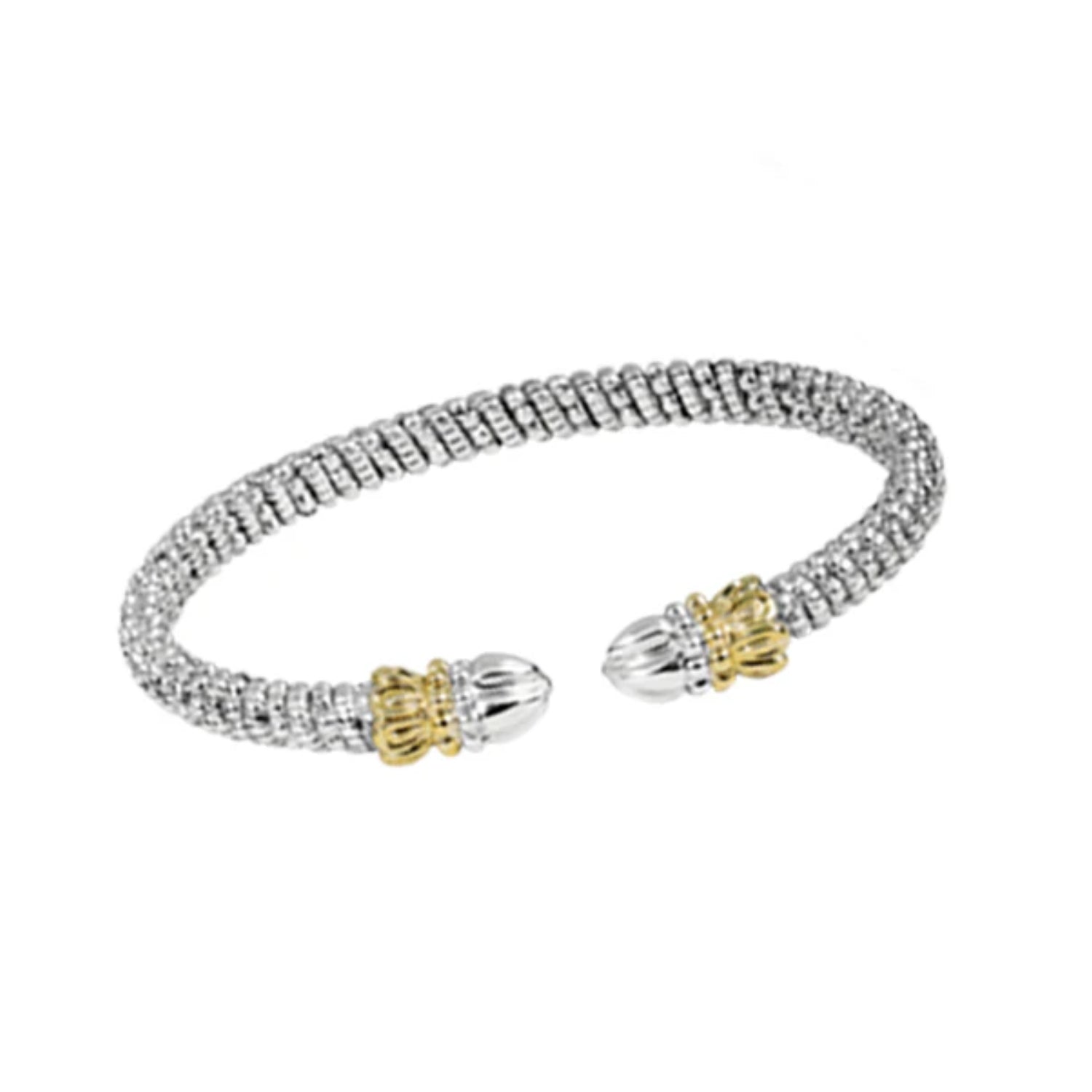 Vahan Gold & Sterling Silver Bangle