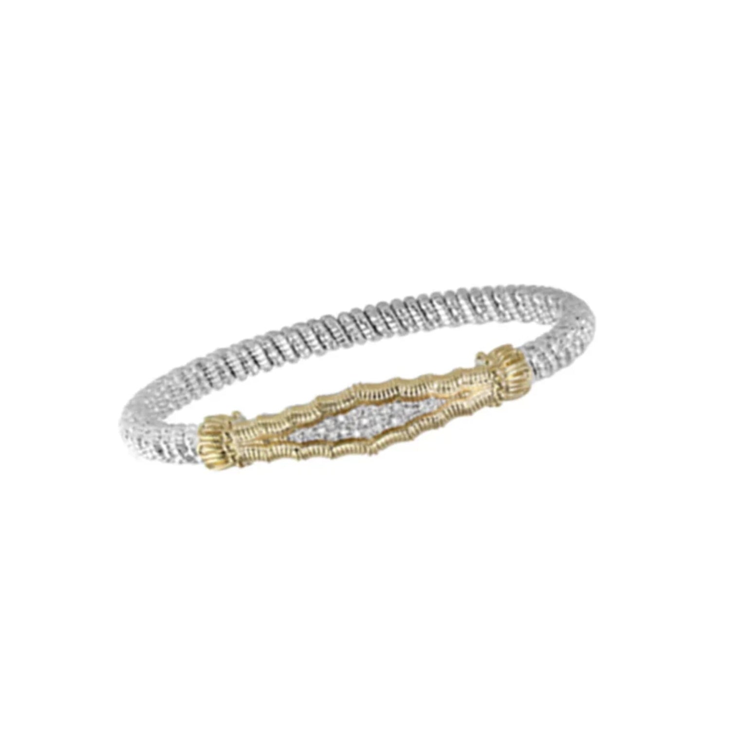 Vahan Gold & Sterling Silver Pave Diamond Bracelet