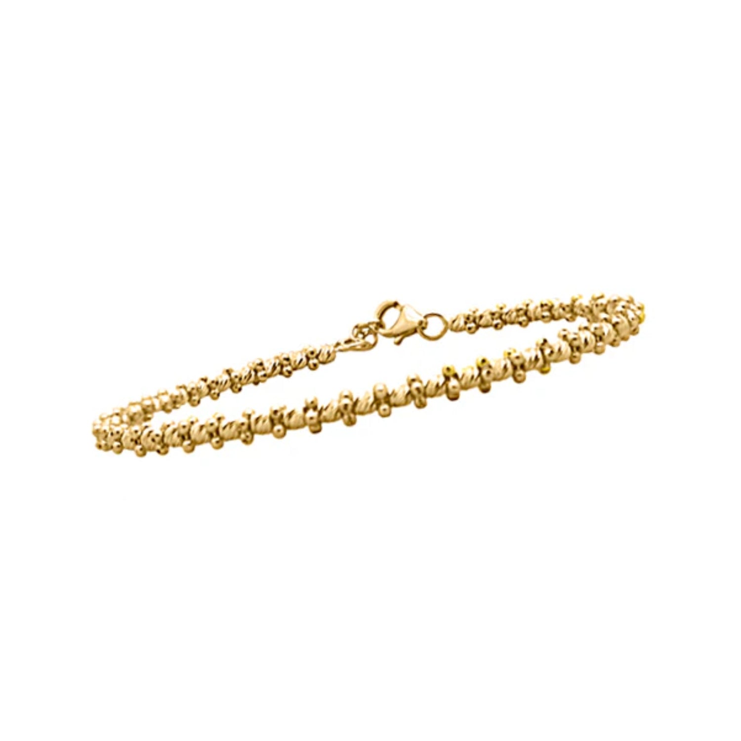 Gold beaded stackable bracelets clearance