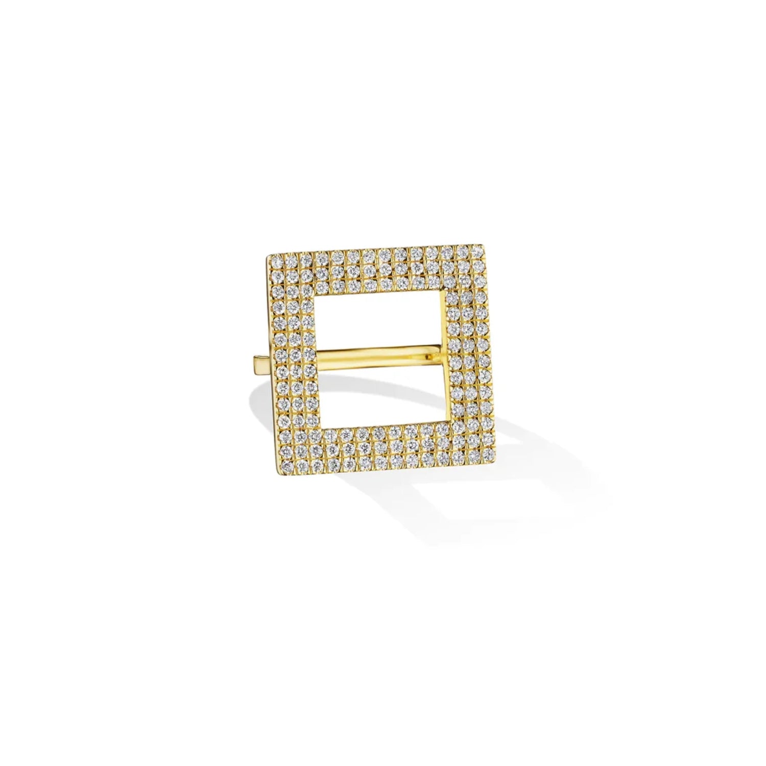 Cadar Foundation Statement Ring with Pave Diamonds